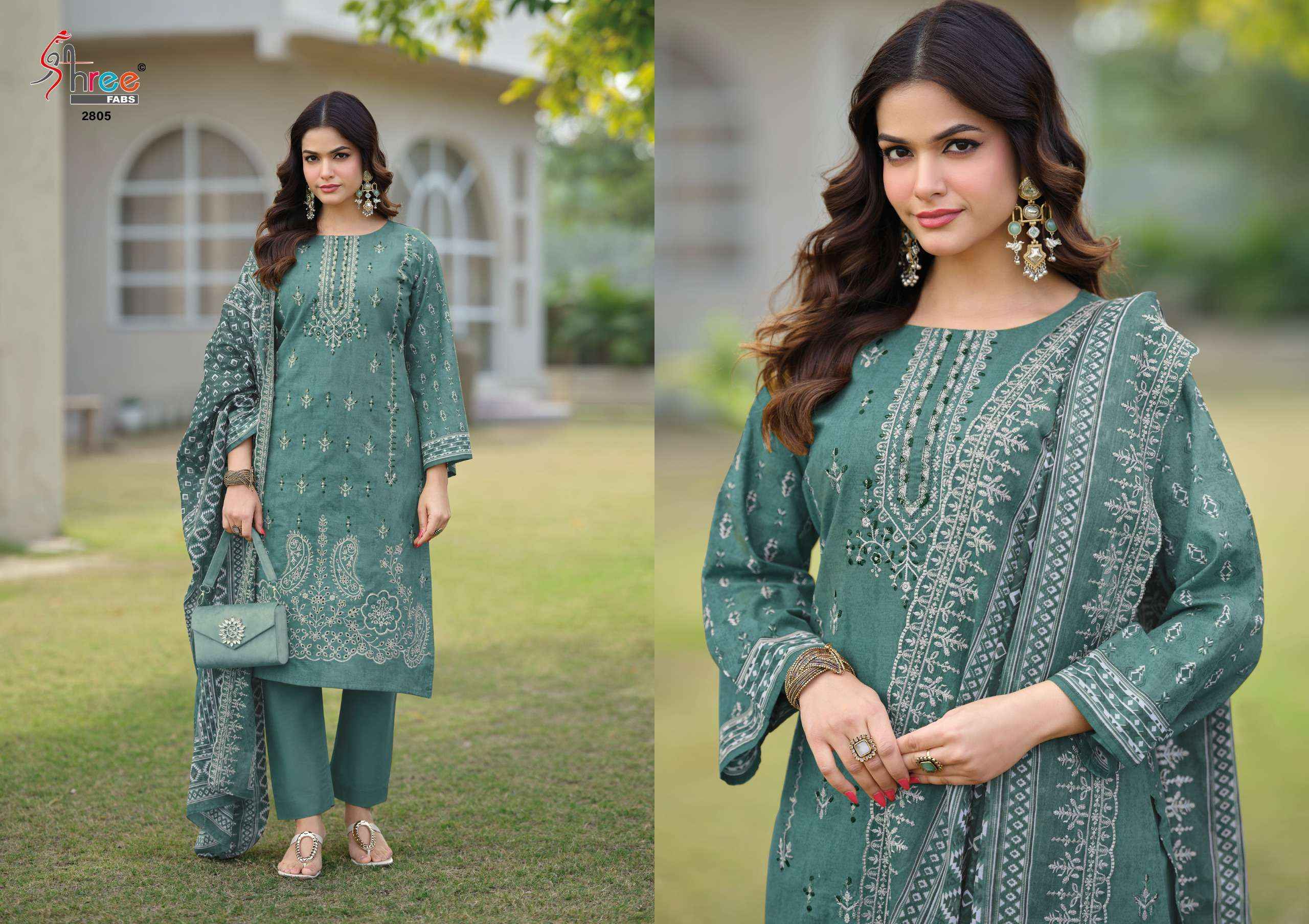 Shree Fabs Bin Saeed Lawn Collection Vol-28 Cotton Dress Material (6 pcs Catalogue)
