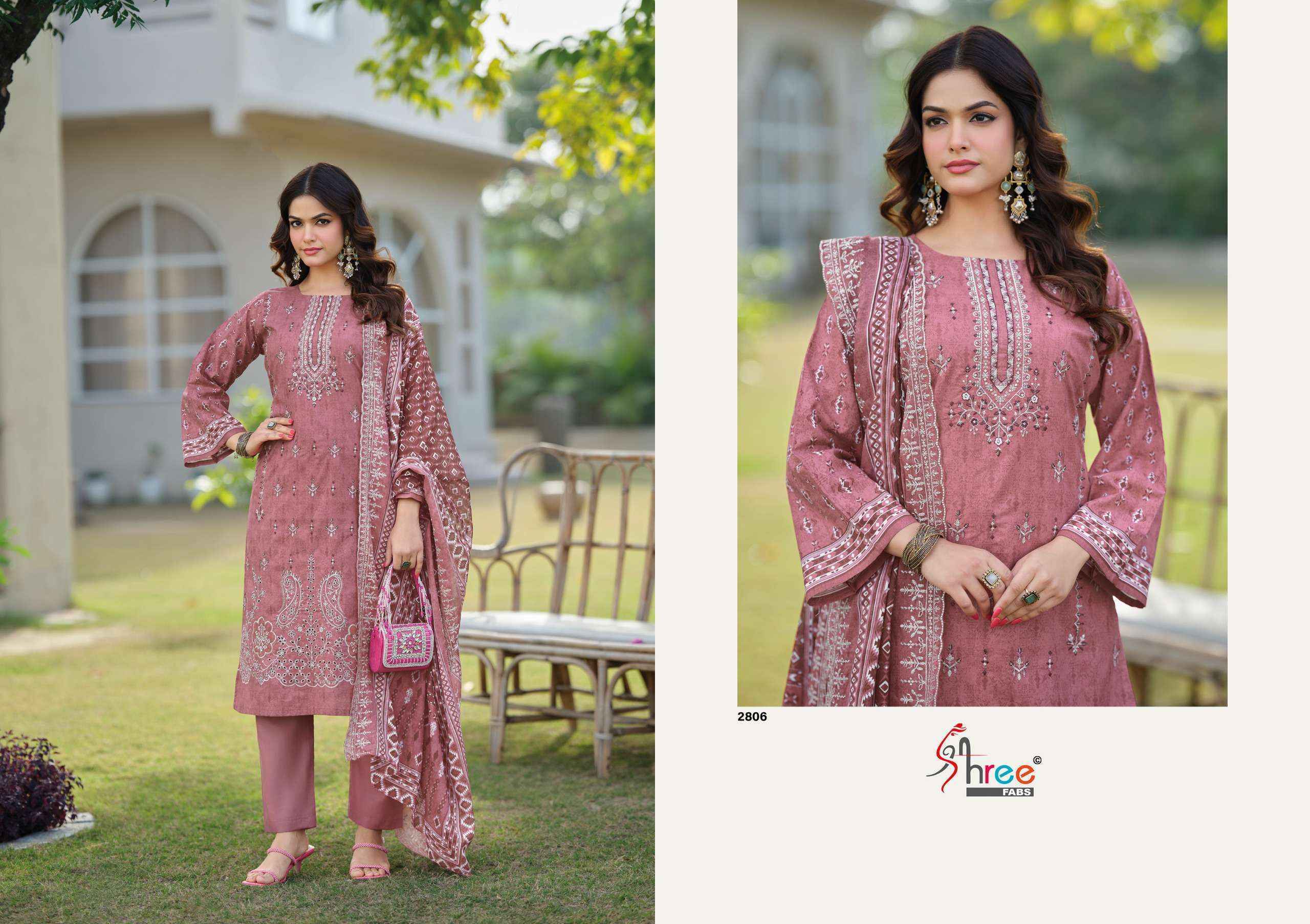 Shree Fabs Bin Saeed Lawn Collection Vol-28 Cotton Dress Material (6 pcs Catalogue)