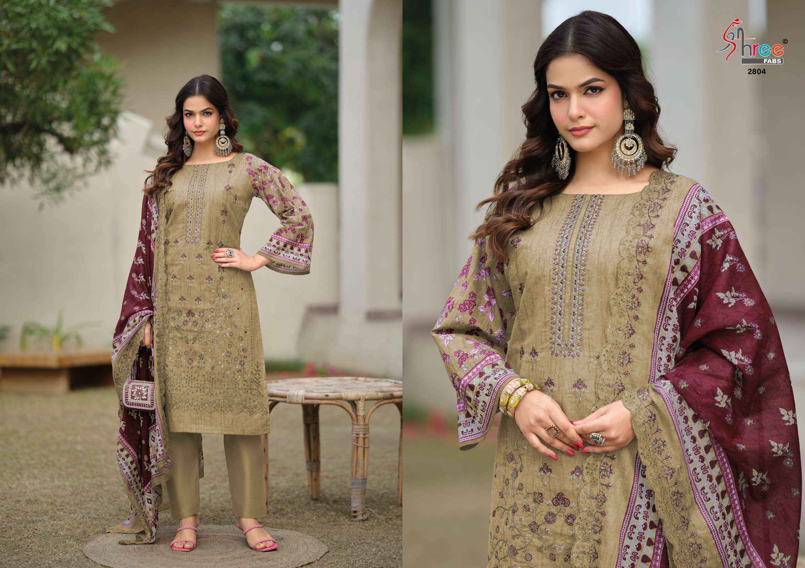 Shree Fabs Bin Saeed Lawn Collection Vol-28 Cotton Dress Material (6 pcs Catalogue)