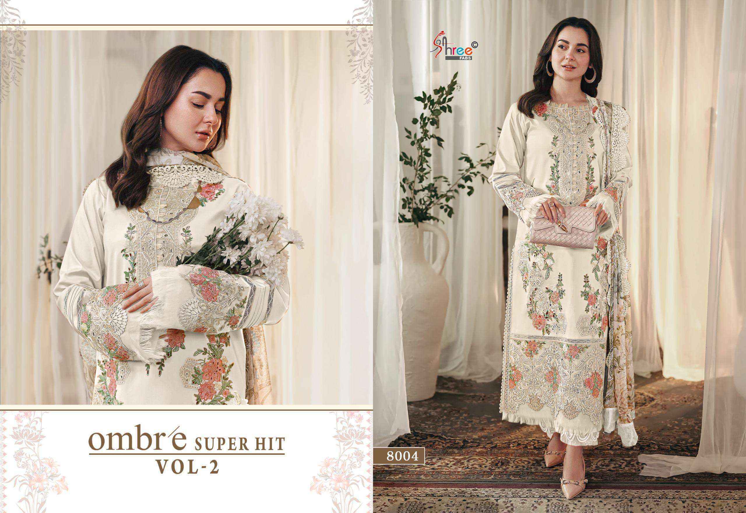 Shree Fabs Ombre Super Hit Vol 2 Cotton Dress Material 6 pcs Catalogue
