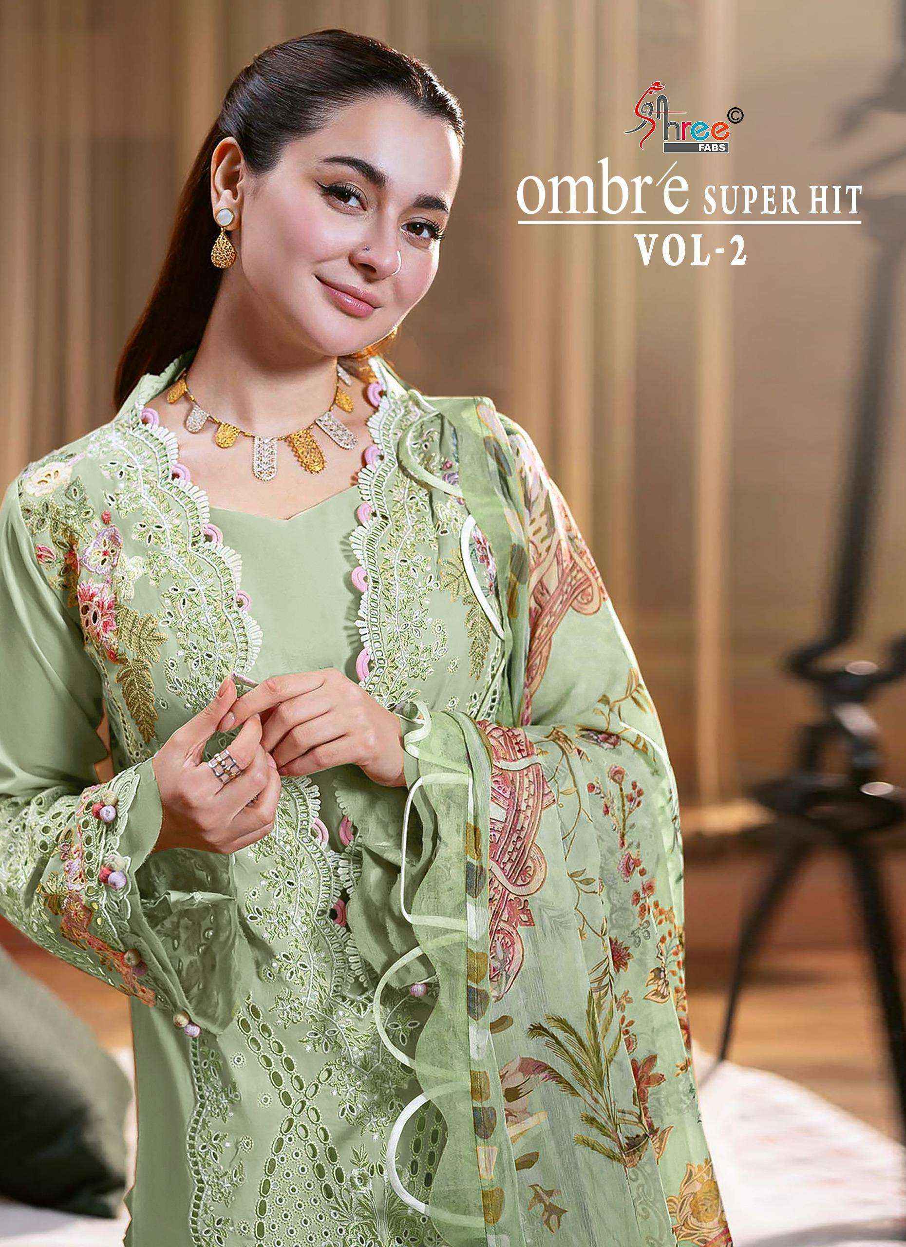 Shree Fabs Ombre Super Hit Vol 2 Cotton Dress Material 6 pcs Catalogue