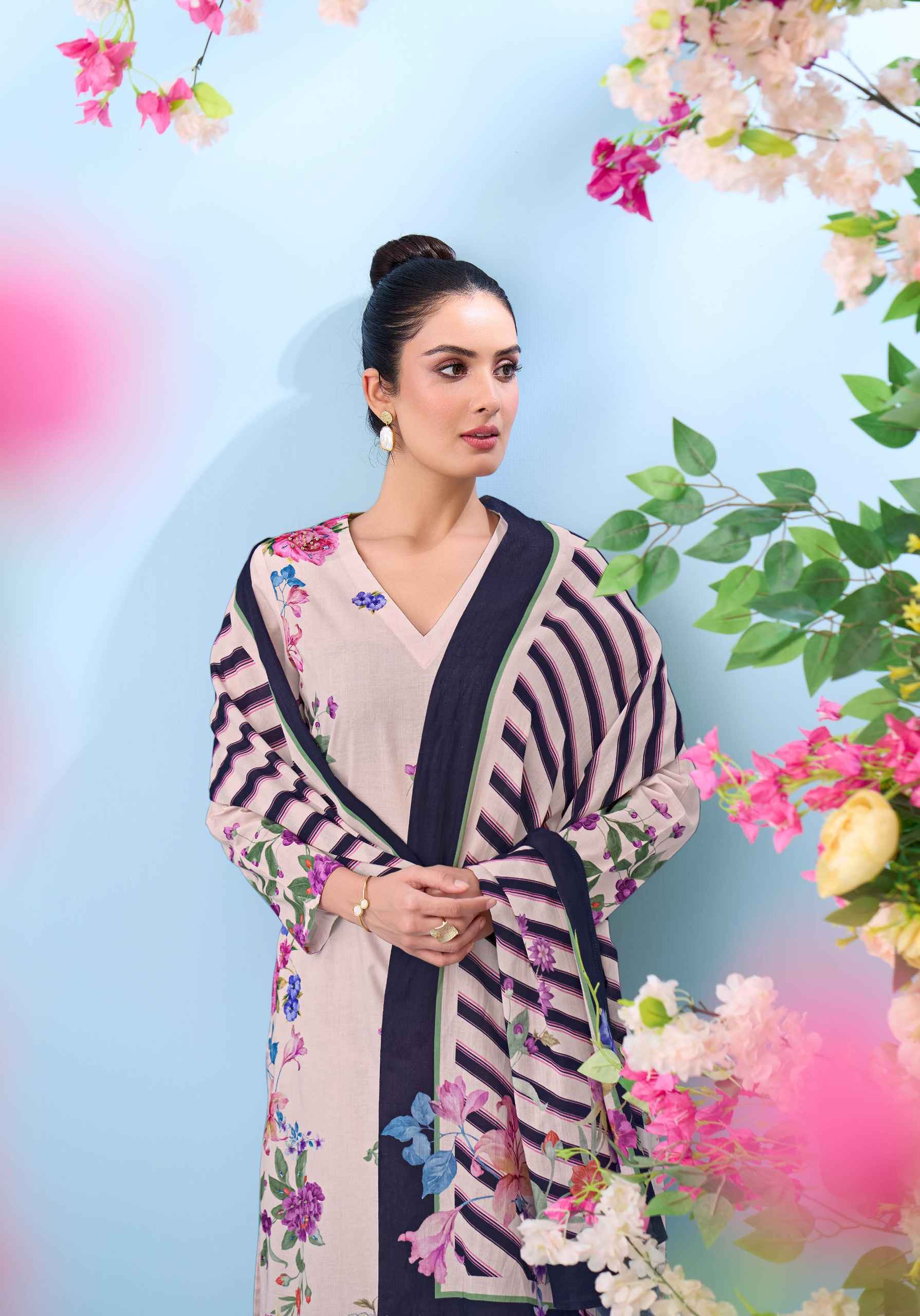 Sudriti Bloom Theory Cotton Dress Material (6 pcs Catalogue)