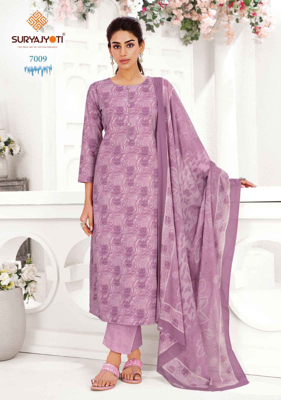 Suryajyoti Ice Look Vol 7 Cotton Dress Material 10 pcs Catalogue