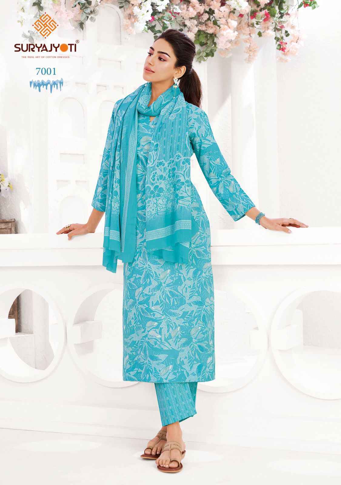 Suryajyoti Ice Look Vol 7 Cotton Dress Material 10 pcs Catalogue