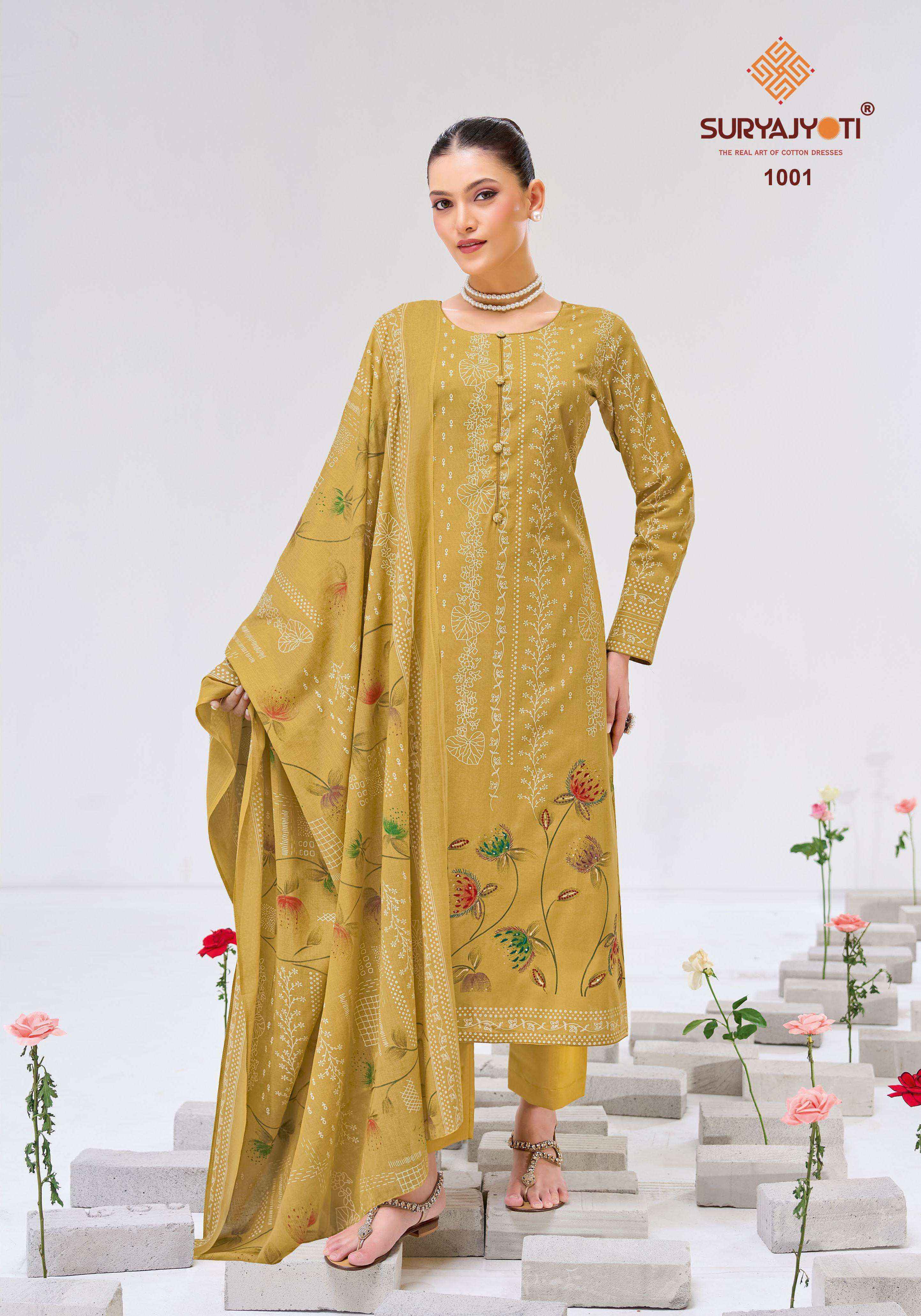 Suryajyoti Kimaya Vol-1 Cotton Dress Material (6 pcs Catalogue)