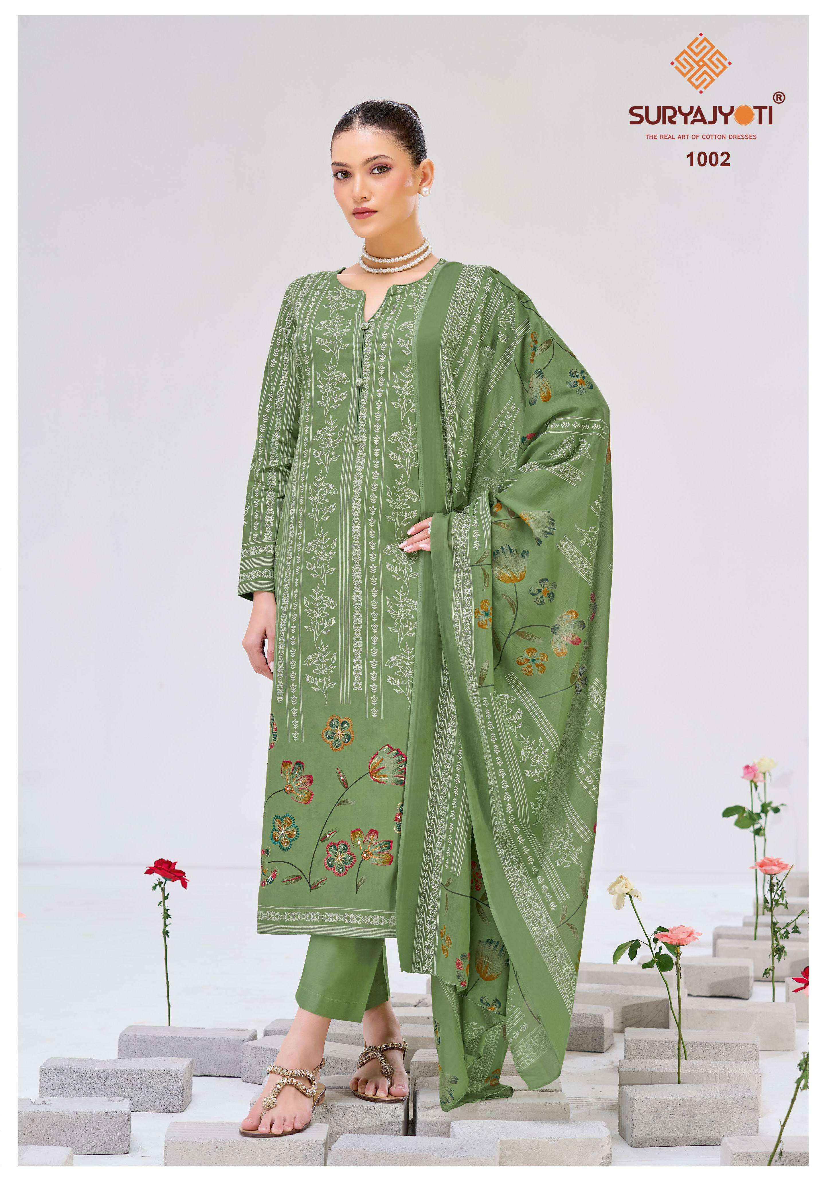 Suryajyoti Kimaya Vol-1 Cotton Dress Material (6 pcs Catalogue)