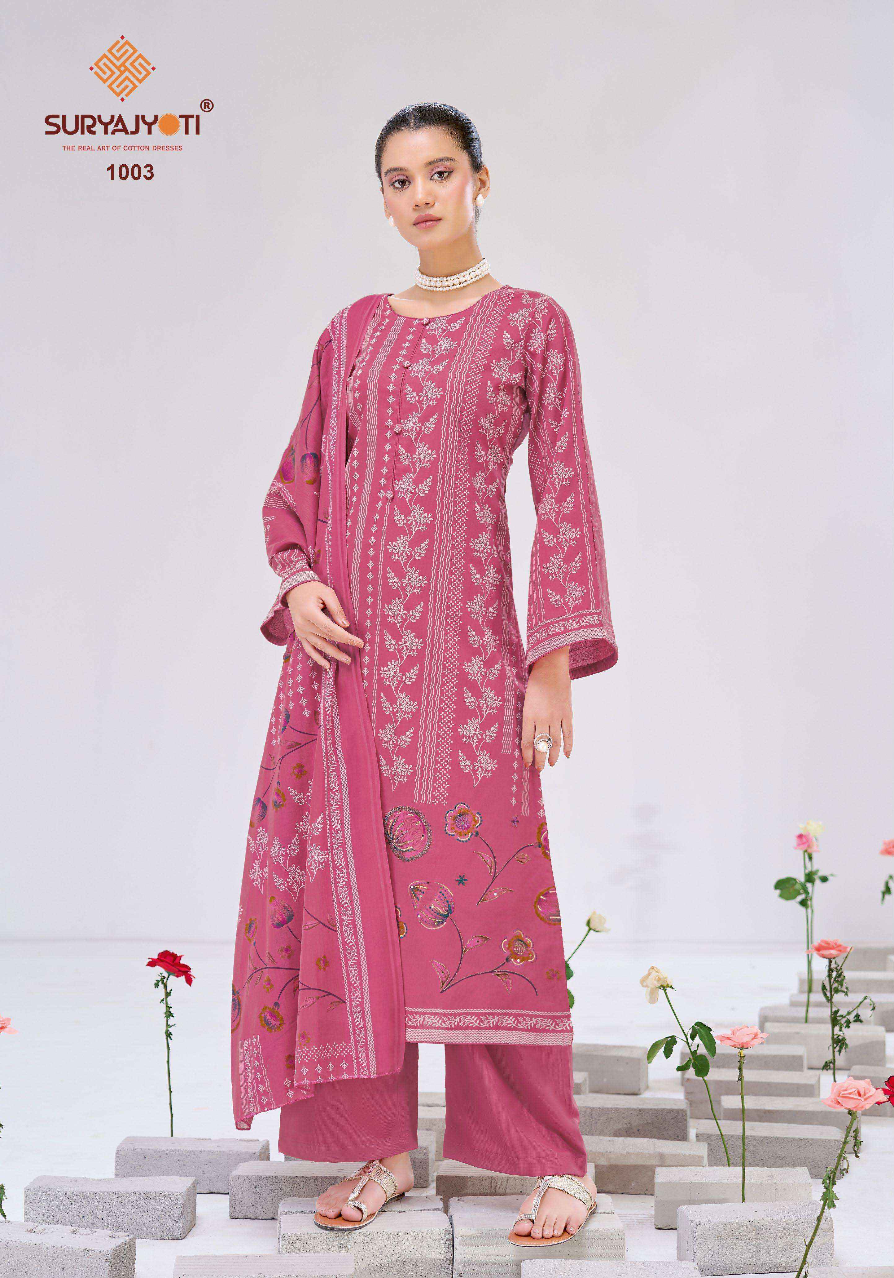 Suryajyoti Kimaya Vol-1 Cotton Dress Material (6 pcs Catalogue)