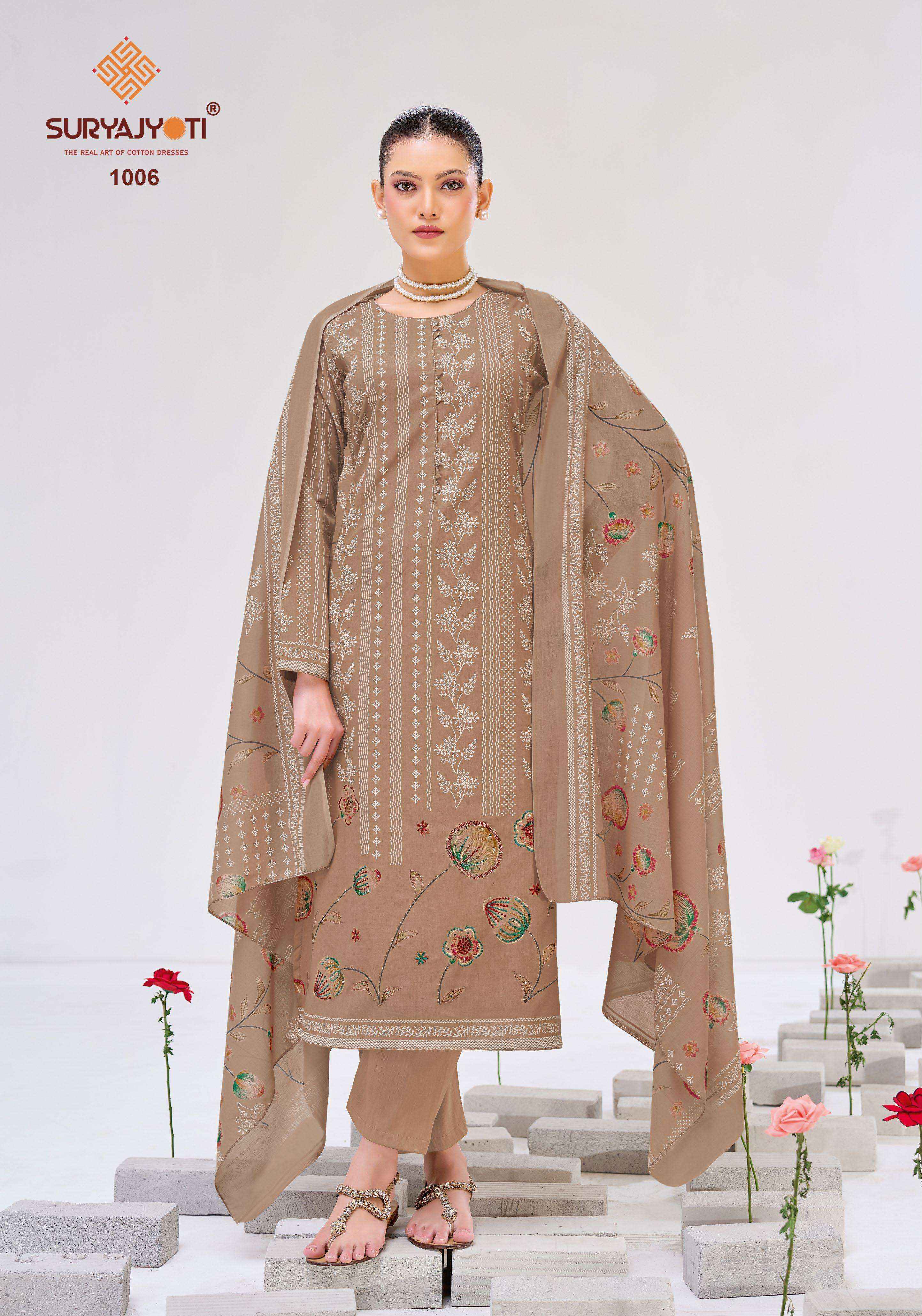 Suryajyoti Kimaya Vol-1 Cotton Dress Material (6 pcs Catalogue)