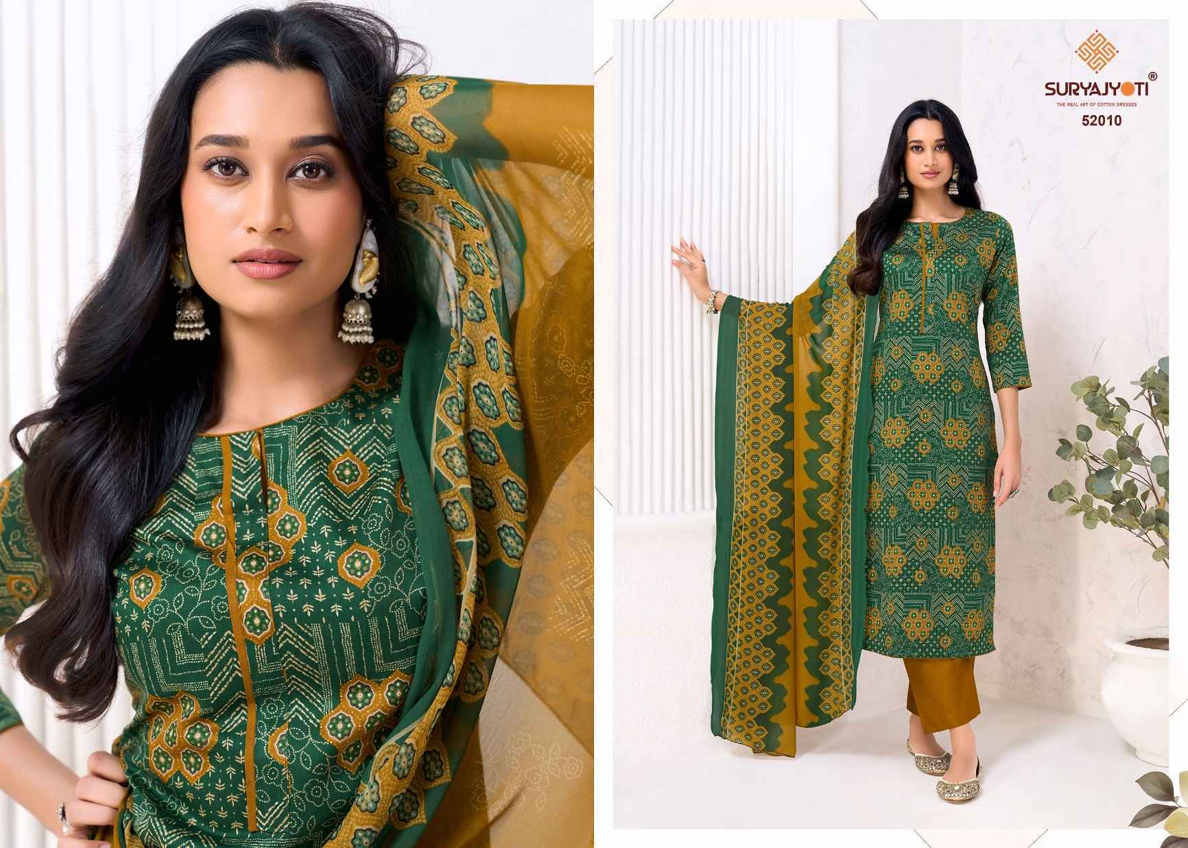 Suryajyoti Naishaa Vol-52 Jam Satin Dress Material (10 pcs Catalogue)
