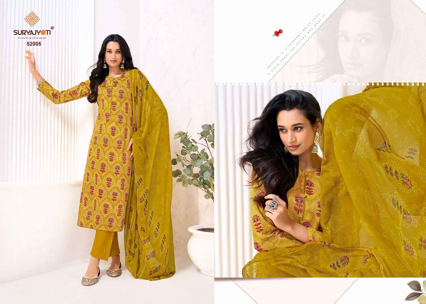 Suryajyoti Naishaa Vol-52 Jam Satin Dress Material (10 pcs Catalogue)