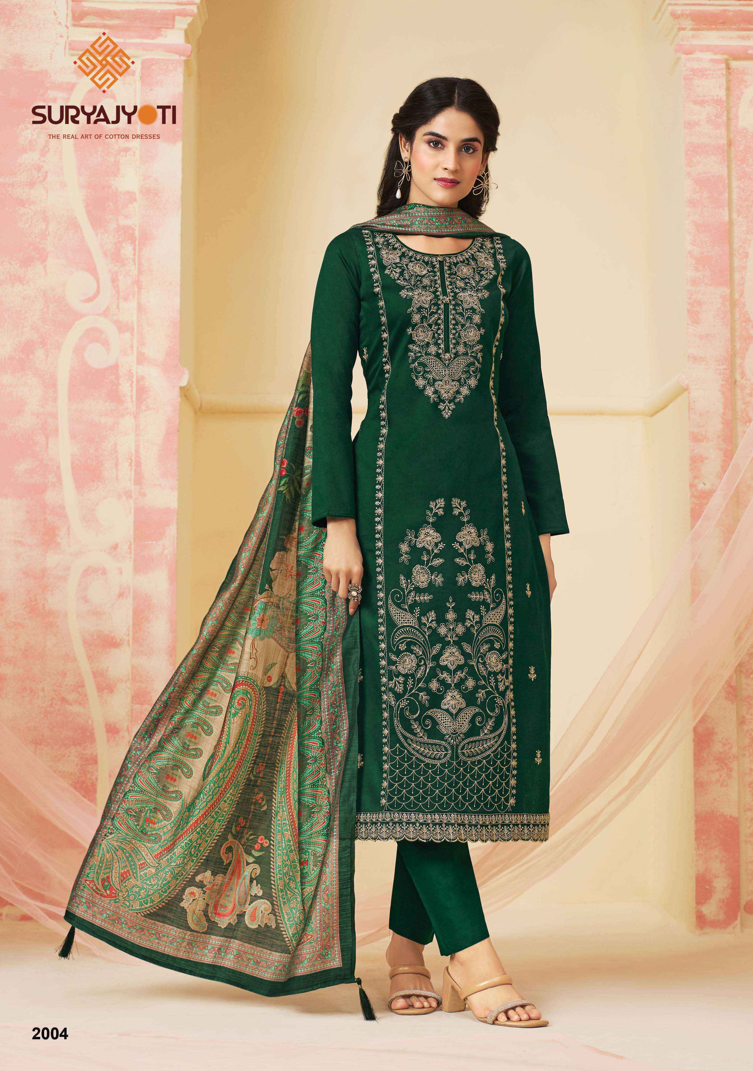 Suryajyoti Zaira Vol-2 Jam Satin Dress Material (6 pcs Catalogue)