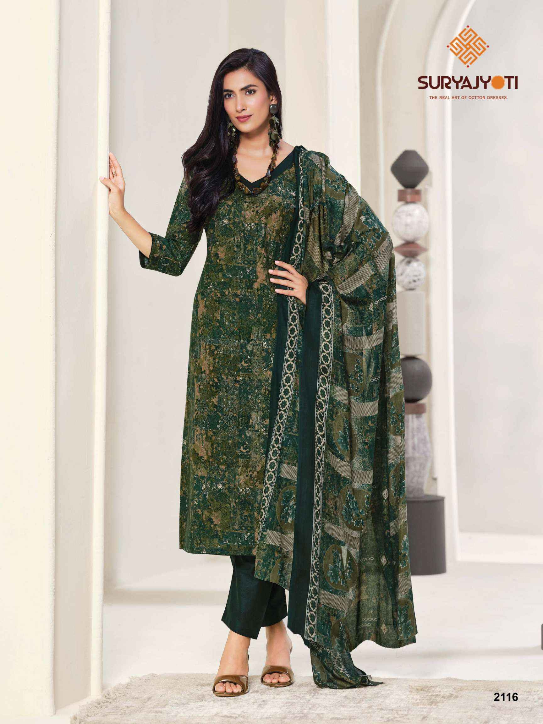 Suryajyoti Zion Cotton Vol-21 Cotton Dress Material (16 pcs Catalogue)