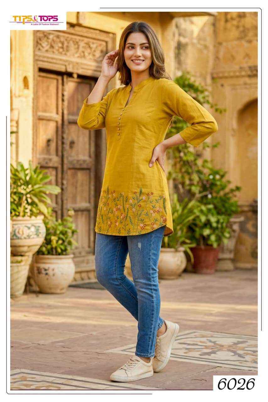 Tips & Tops Polo Rayon Weastern Top (6 pcs Catalogue)