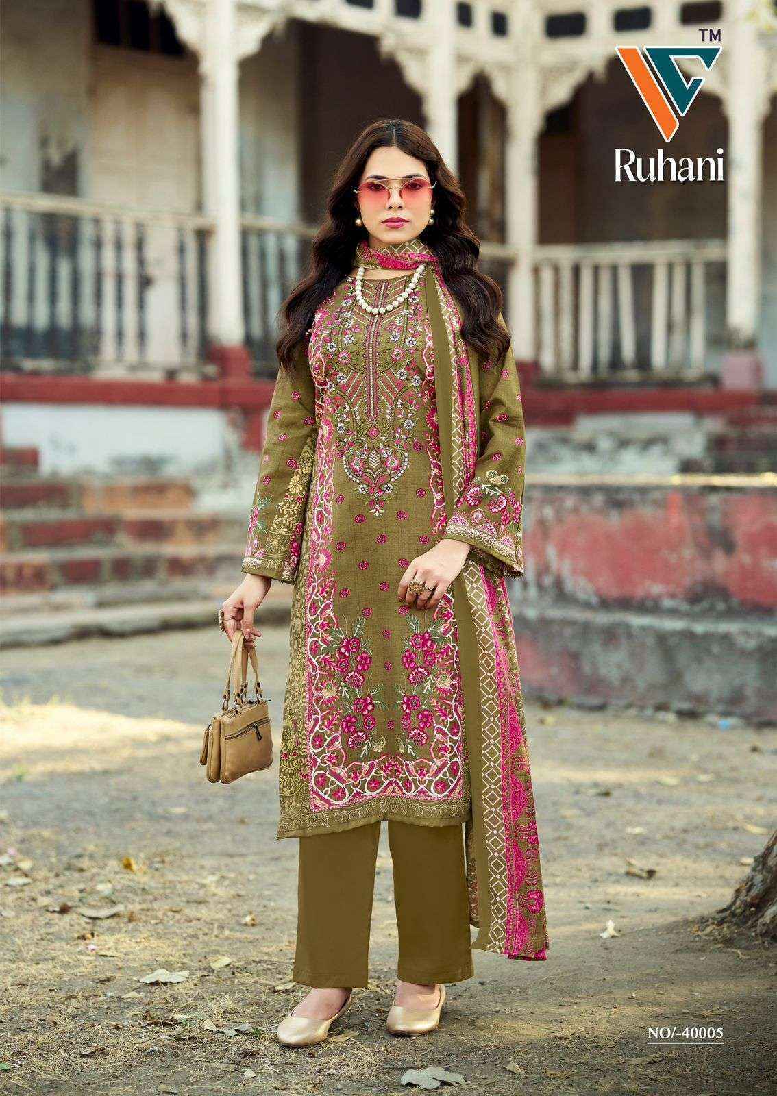 Vandana Creation Ruhani‎‎ Vol-40 Cotton Dress Material (8 pcs Catalogue)