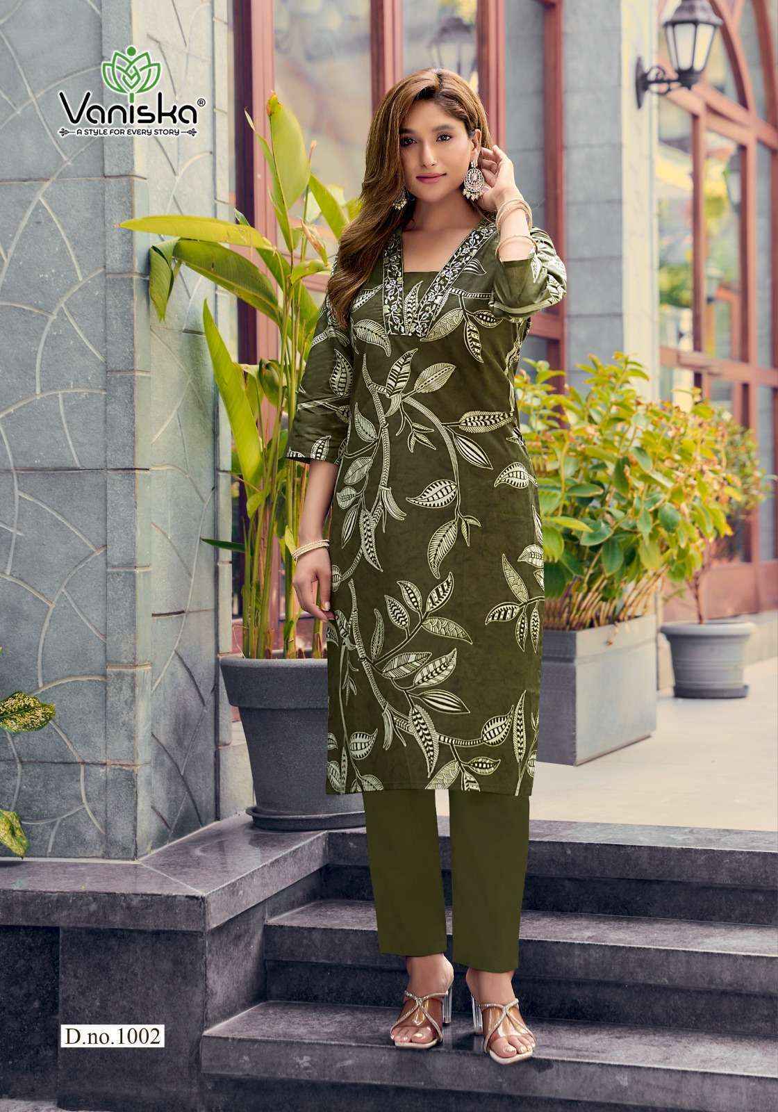 Vaniska Cotton Candy Vol-1 Cotton Kurti With Bottom (6 pcs Catalogue)