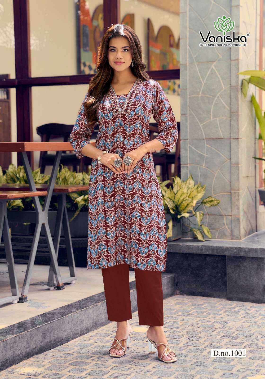 Vaniska Cotton Candy Vol-1 Cotton Kurti With Bottom (6 pcs Catalogue)