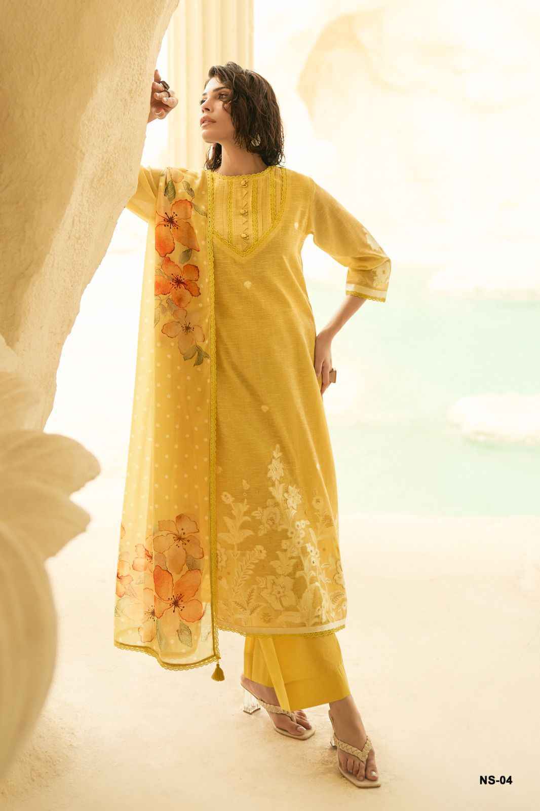 Varshaa Nishat linen Dress Material (4 pcs Catalogue)