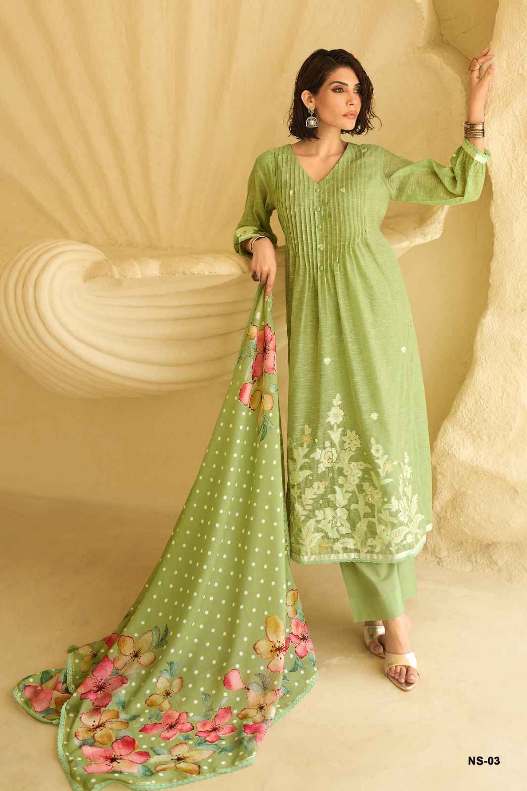 Varshaa Nishat linen Dress Material (4 pcs Catalogue)