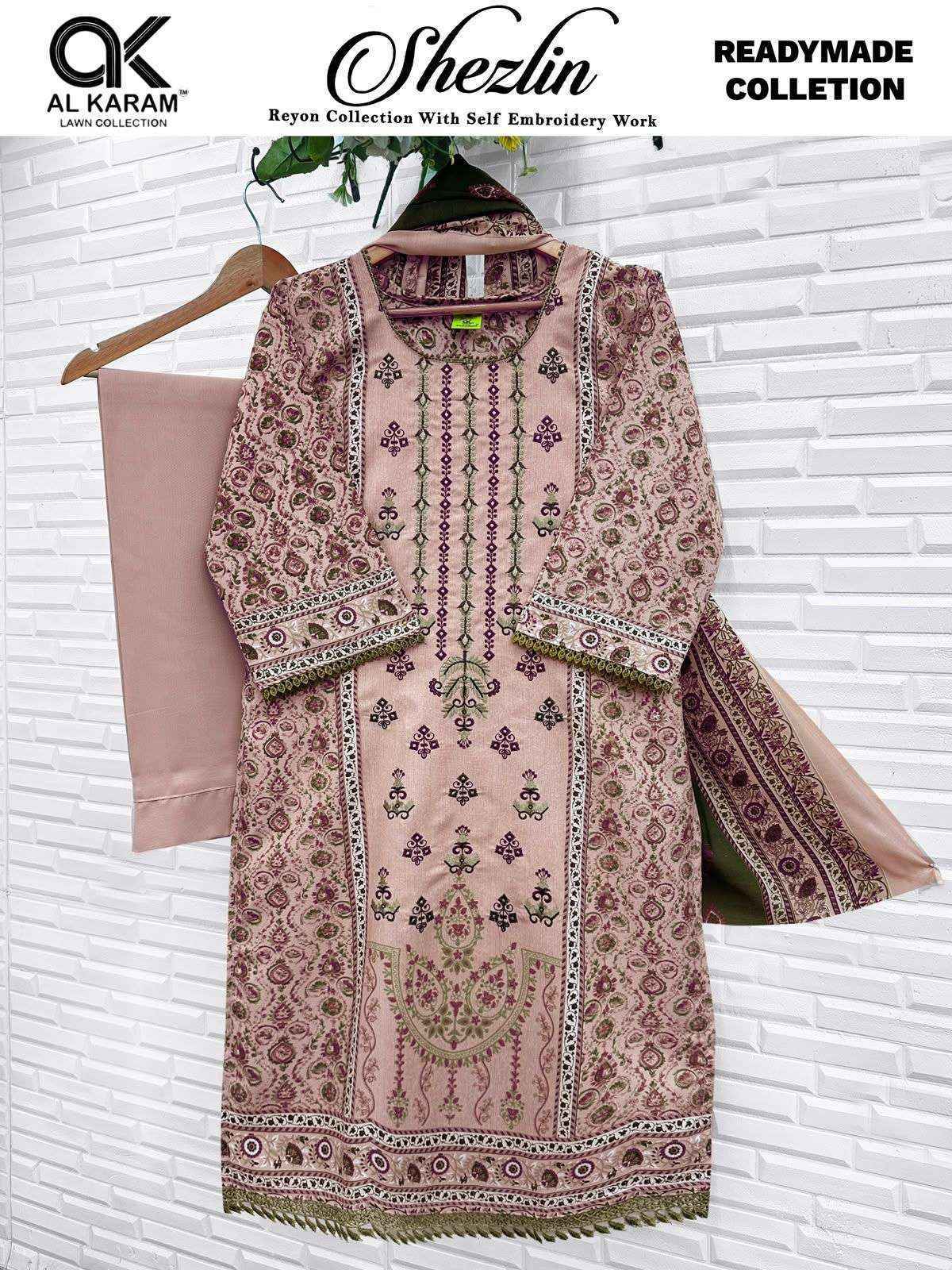 Al Karam Shezlin Readymade Reyon Dress (6 pcs Catalogue)