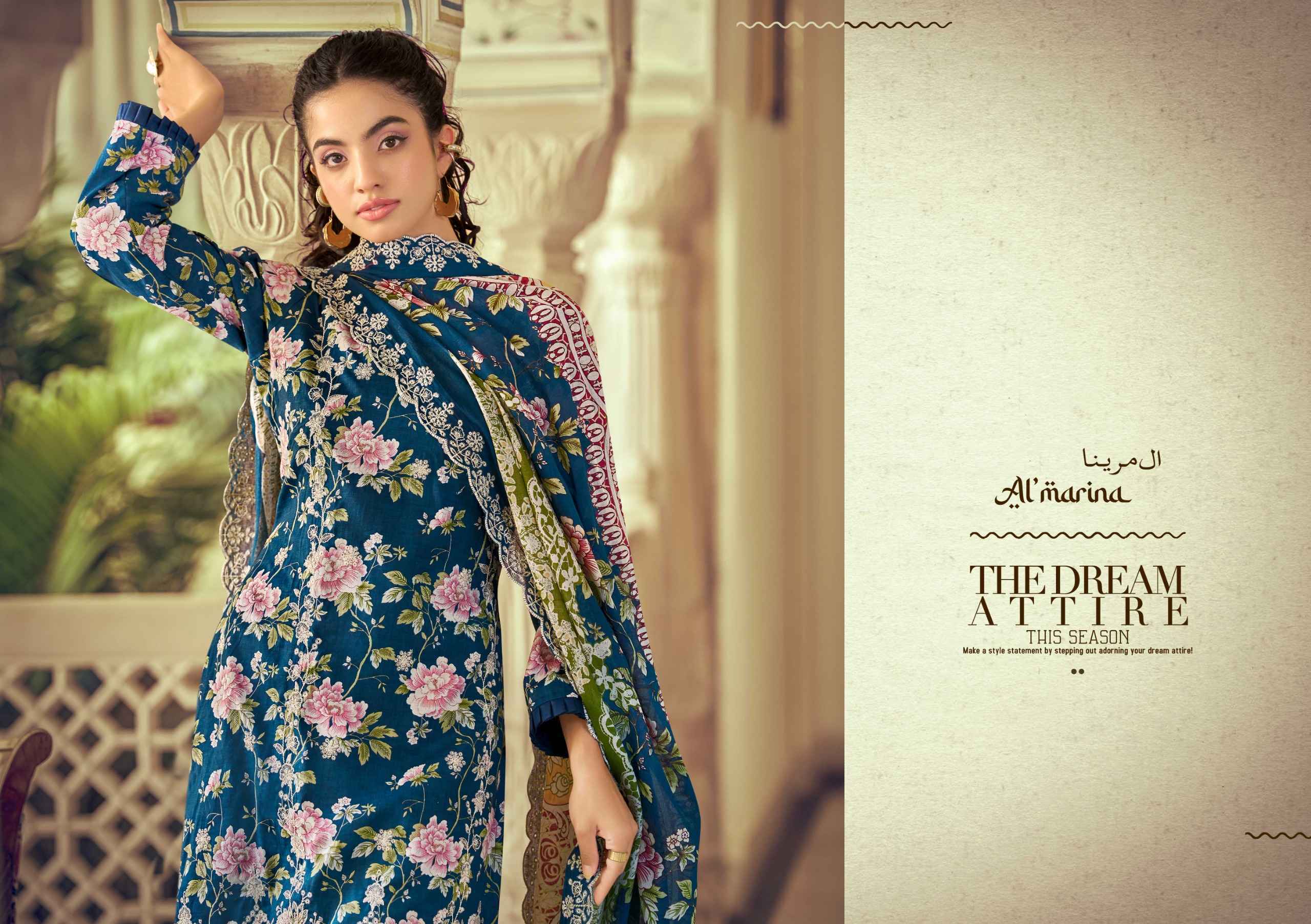 Al Marina Chikankari Vol-5 Cotton Dress Material (8 pcs Catalogue)