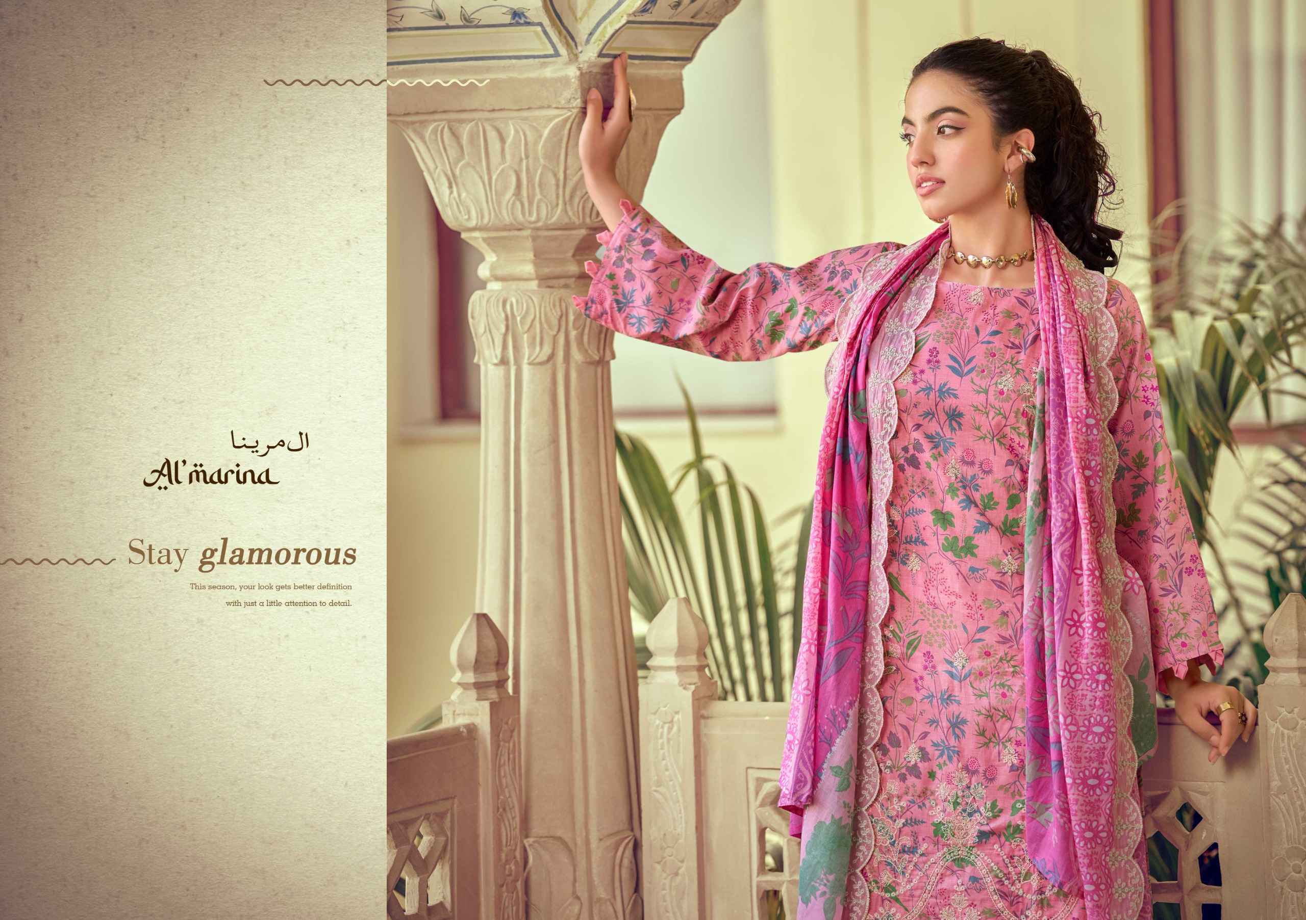 Al Marina Chikankari Vol-5 Cotton Dress Material (8 pcs Catalogue)