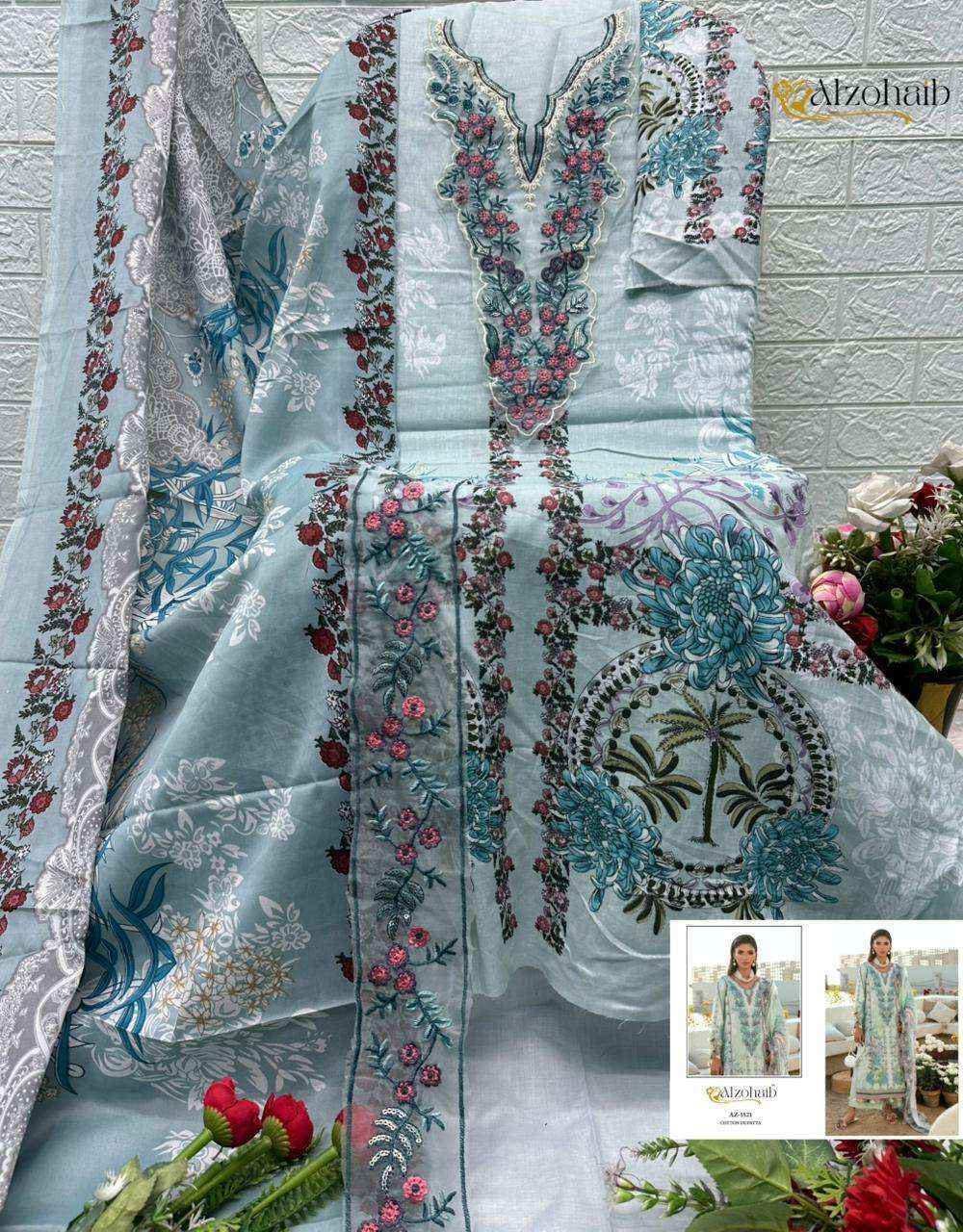 Al Zohaib Aqila Vol-1 Cotton Dress Material (4 pcs Catalogue)