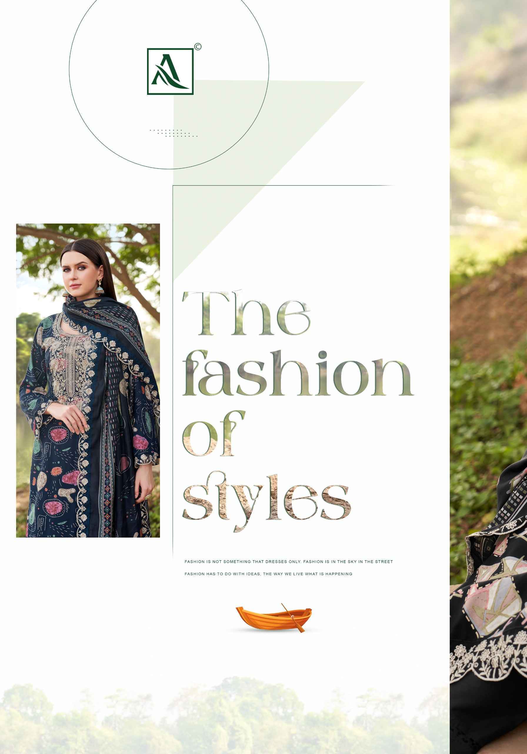 Alok Black Diamond Edition-15 Rayon Dress Material (6 pcs Catalogue)