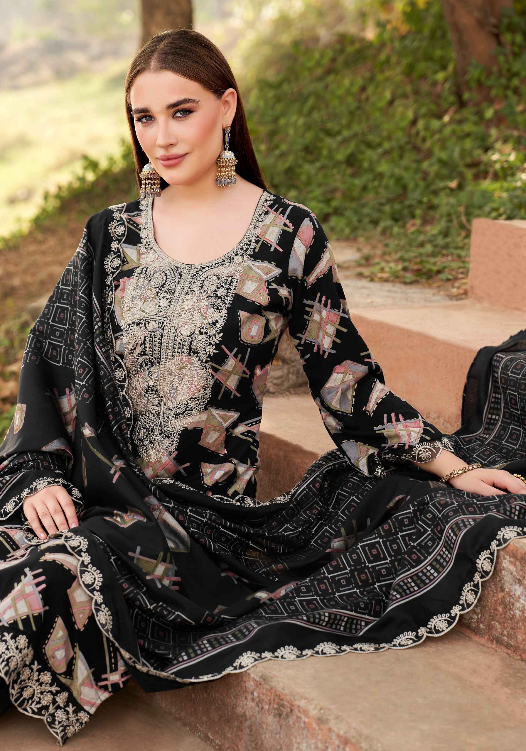 Alok Black Diamond Edition-15 Rayon Dress Material (6 pcs Catalogue)