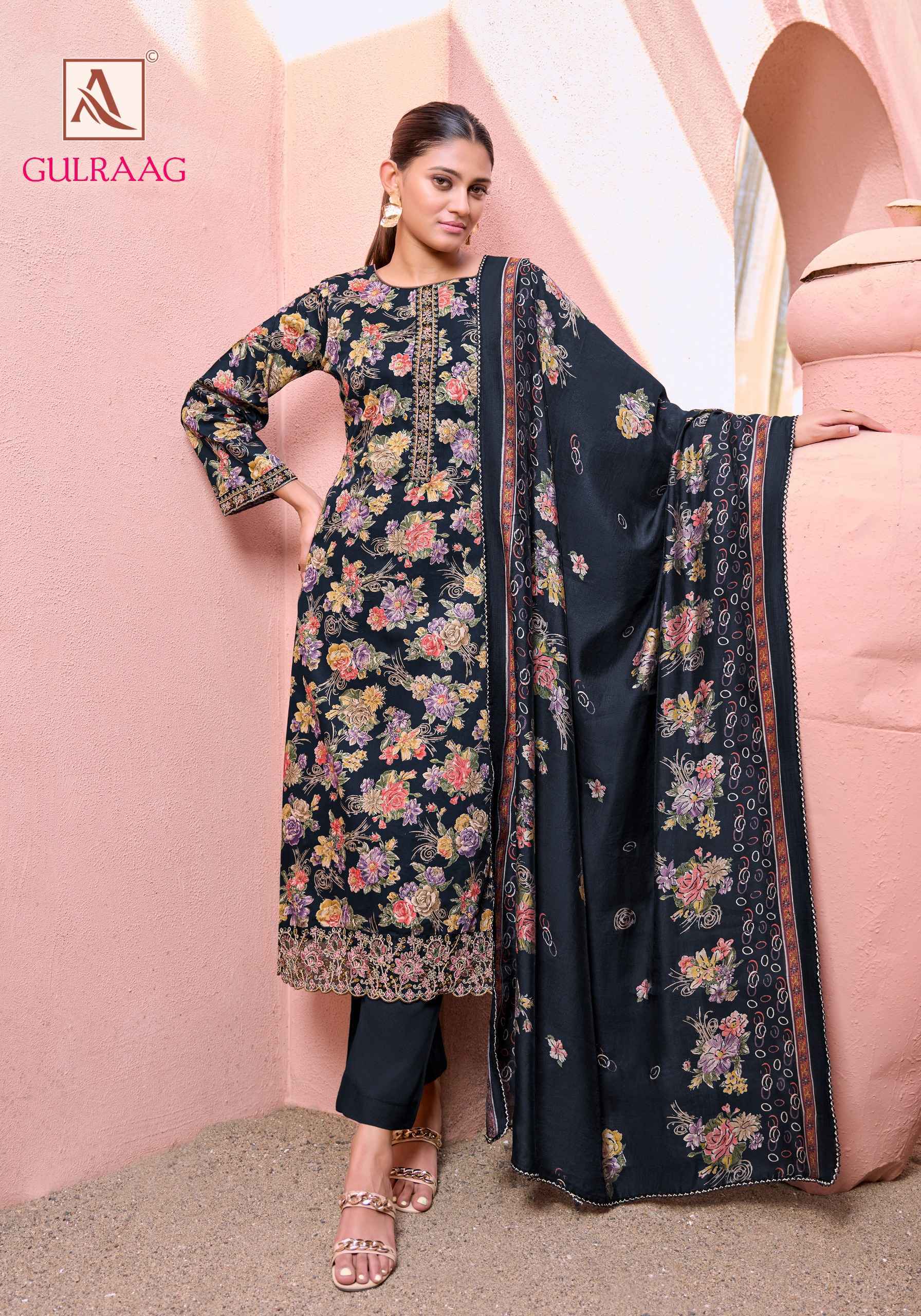 Alok Gulraag Zaam Dress Material (6 pcs Catalogue)