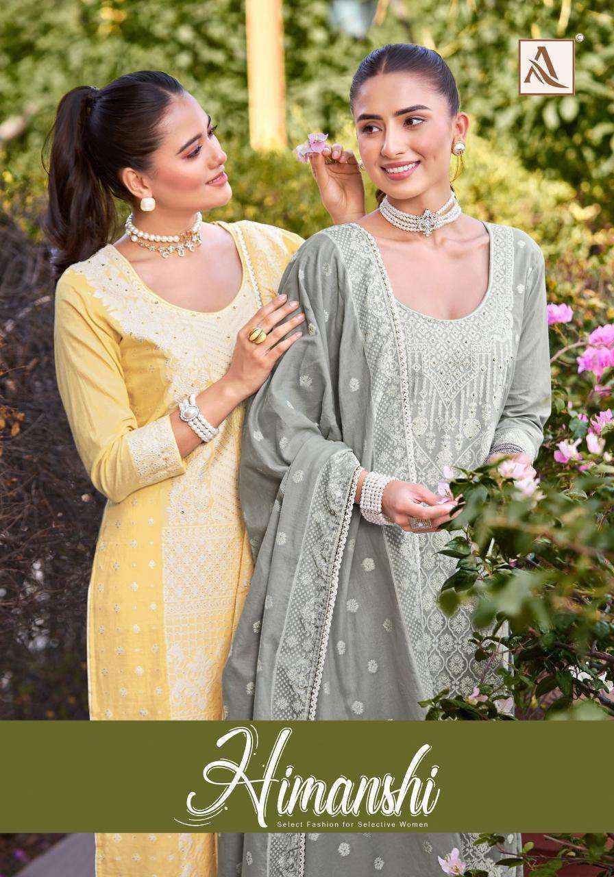 Alok Himanshi Cotton Jacquard Dress Material (6 pcs Catalogue)