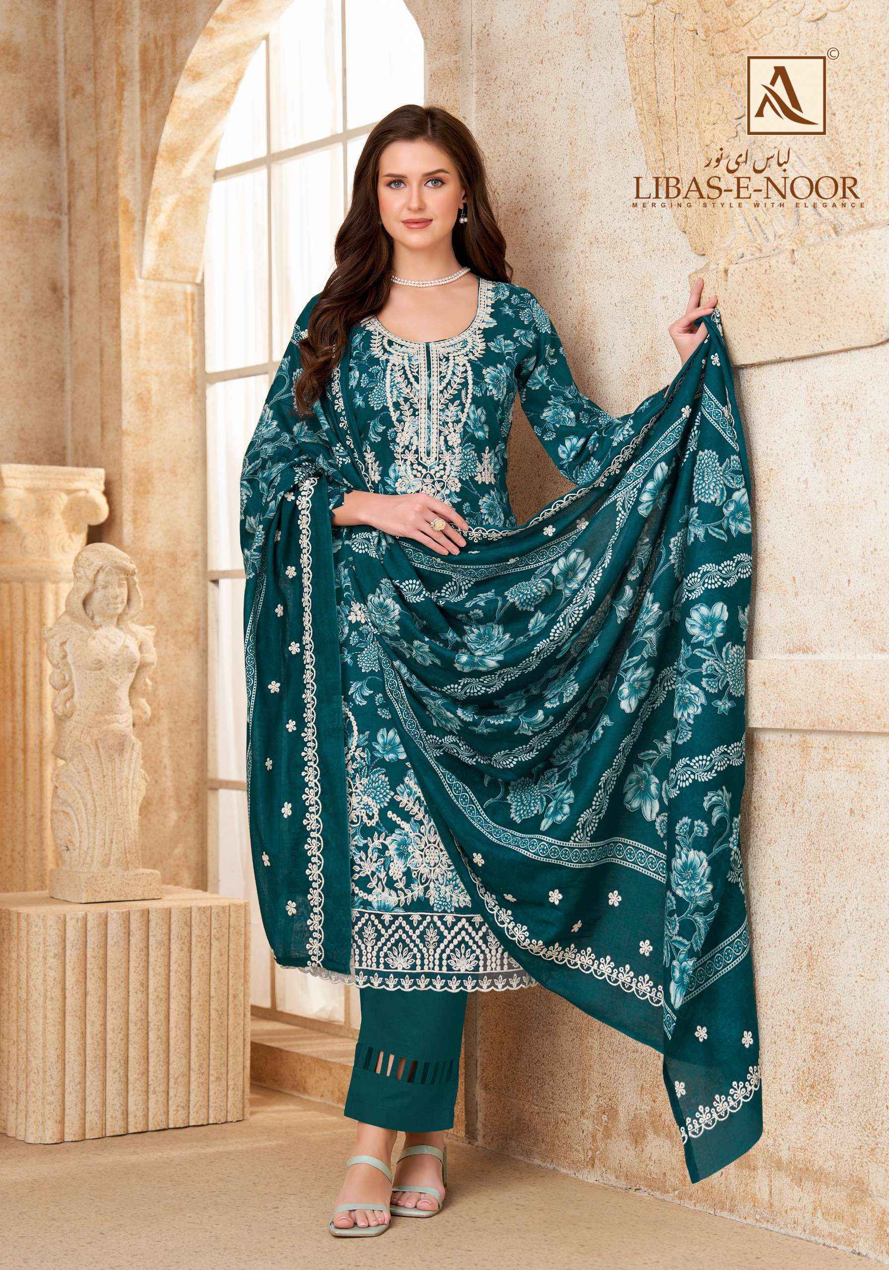 Alok Libas E Noor Cotton Dress Material (6 pcs Catalogue)