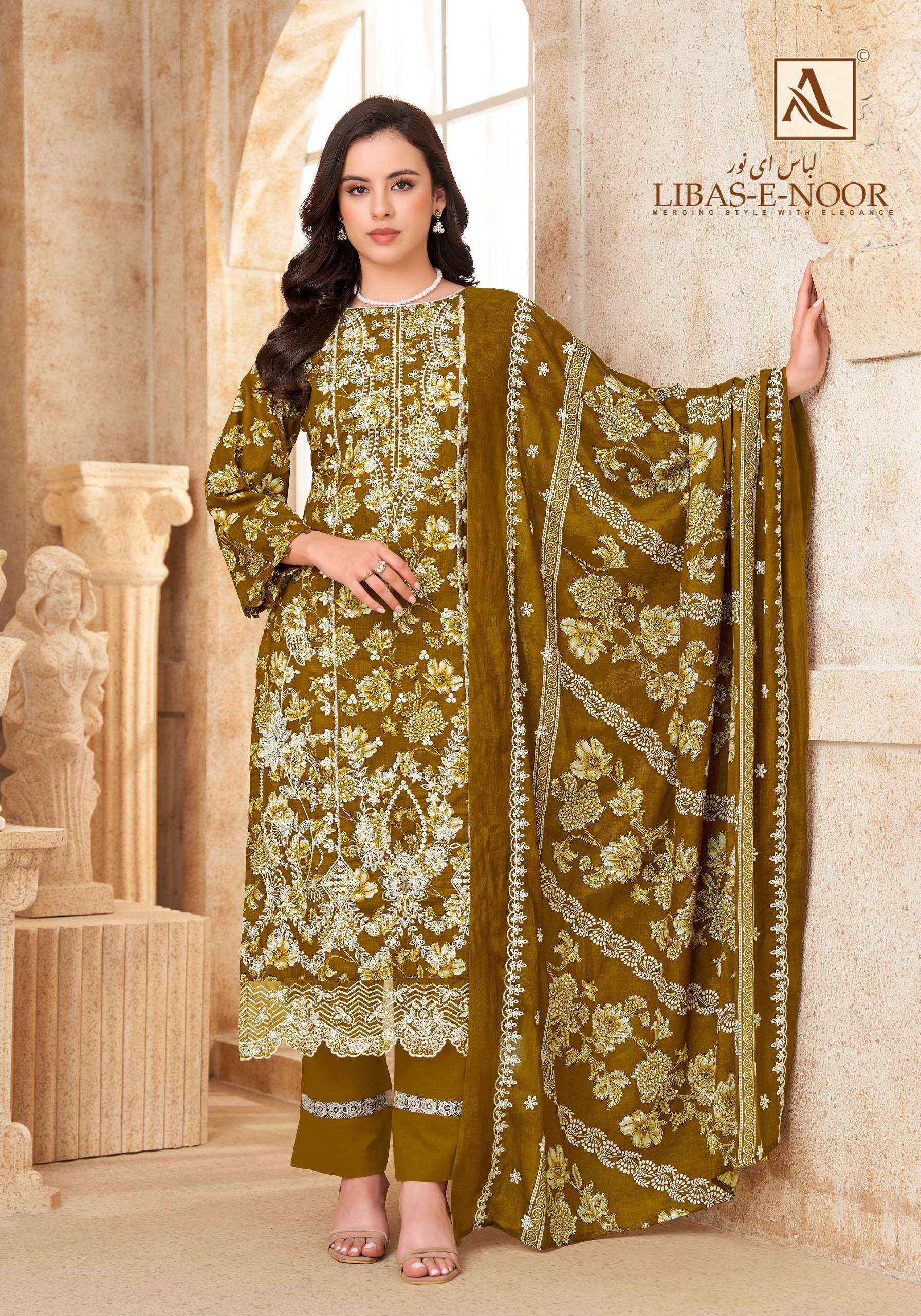 Alok Libas E Noor Cotton Dress Material (6 pcs Catalogue)