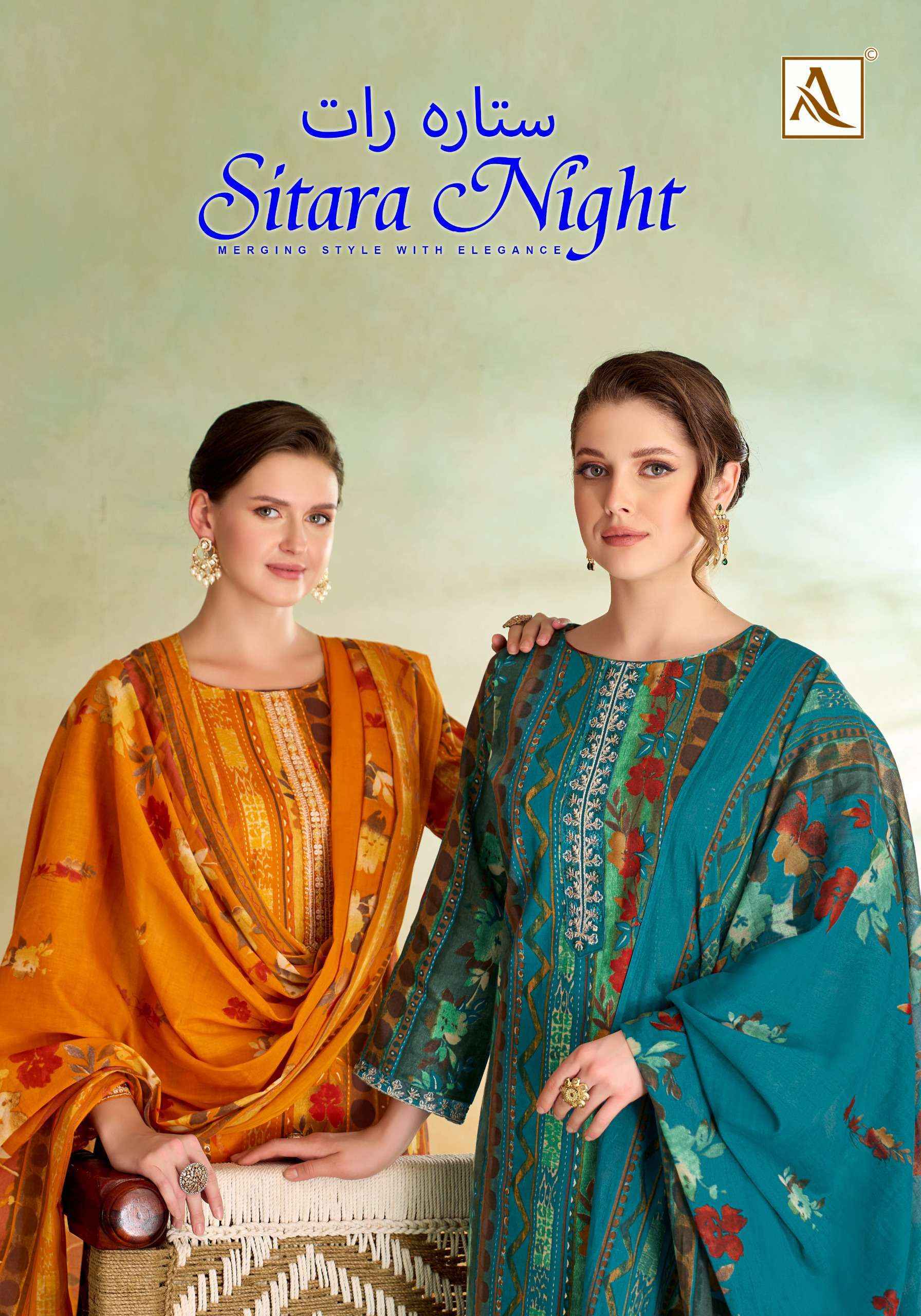 Alok Sitara Night Jam Cotton Dress Material (6 pcs Catalogue)