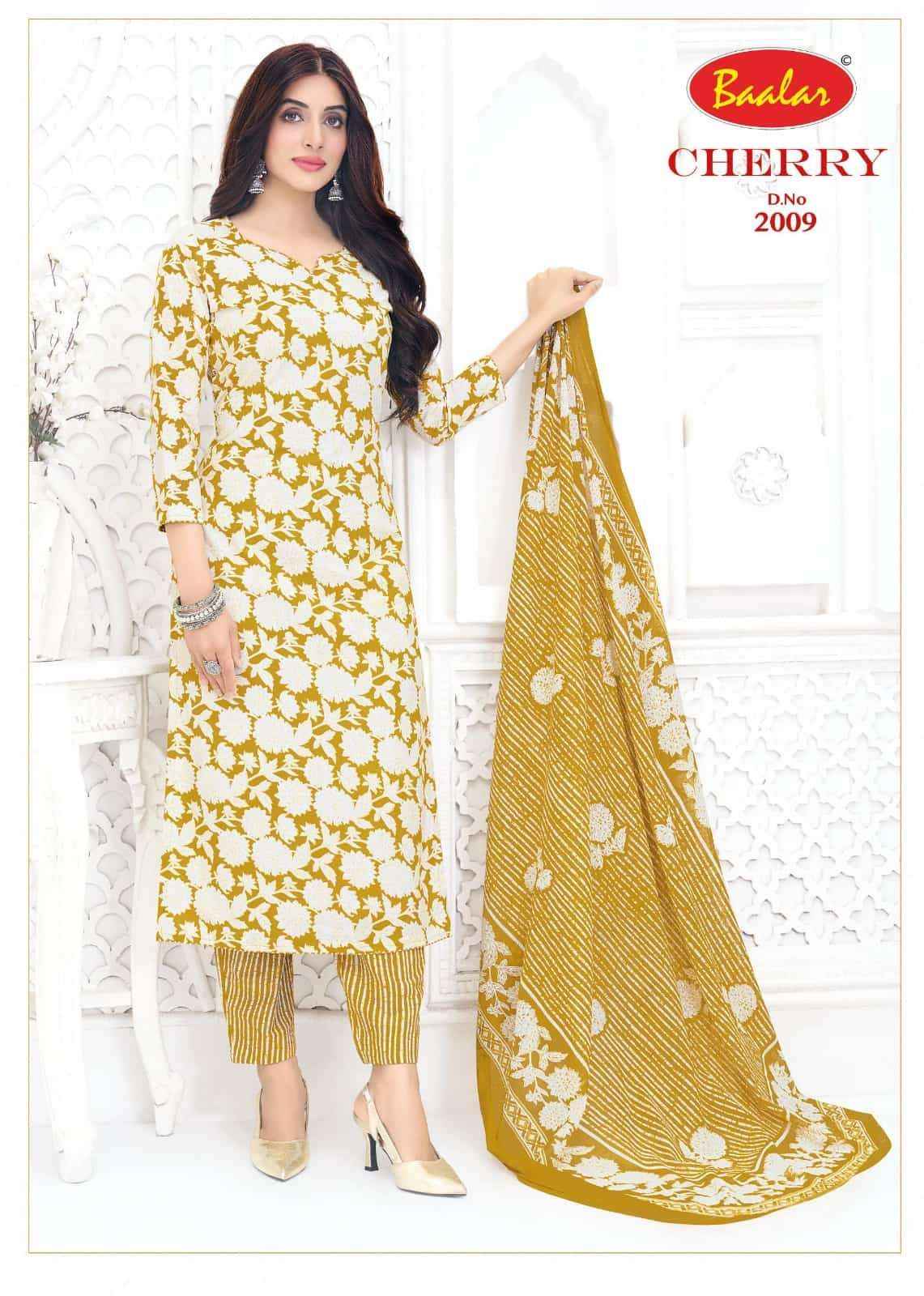 Baalar Cherry Vol-2 Lawn Cotton Dress Material (12 pcs Catalogue)
