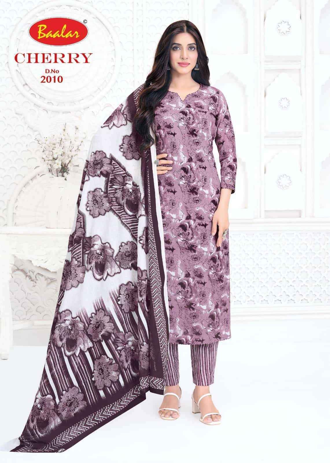 Baalar Cherry Vol-2 Lawn Cotton Dress Material (12 pcs Catalogue)