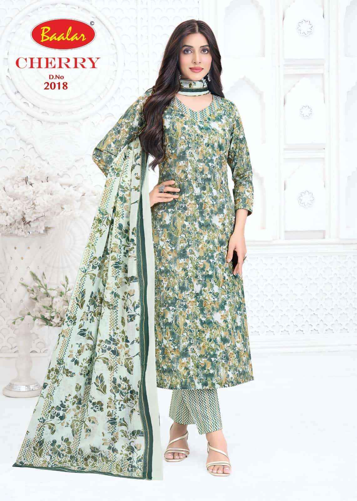 Baalar Cherry Vol-2 Lawn Cotton Dress Material (12 pcs Catalogue)