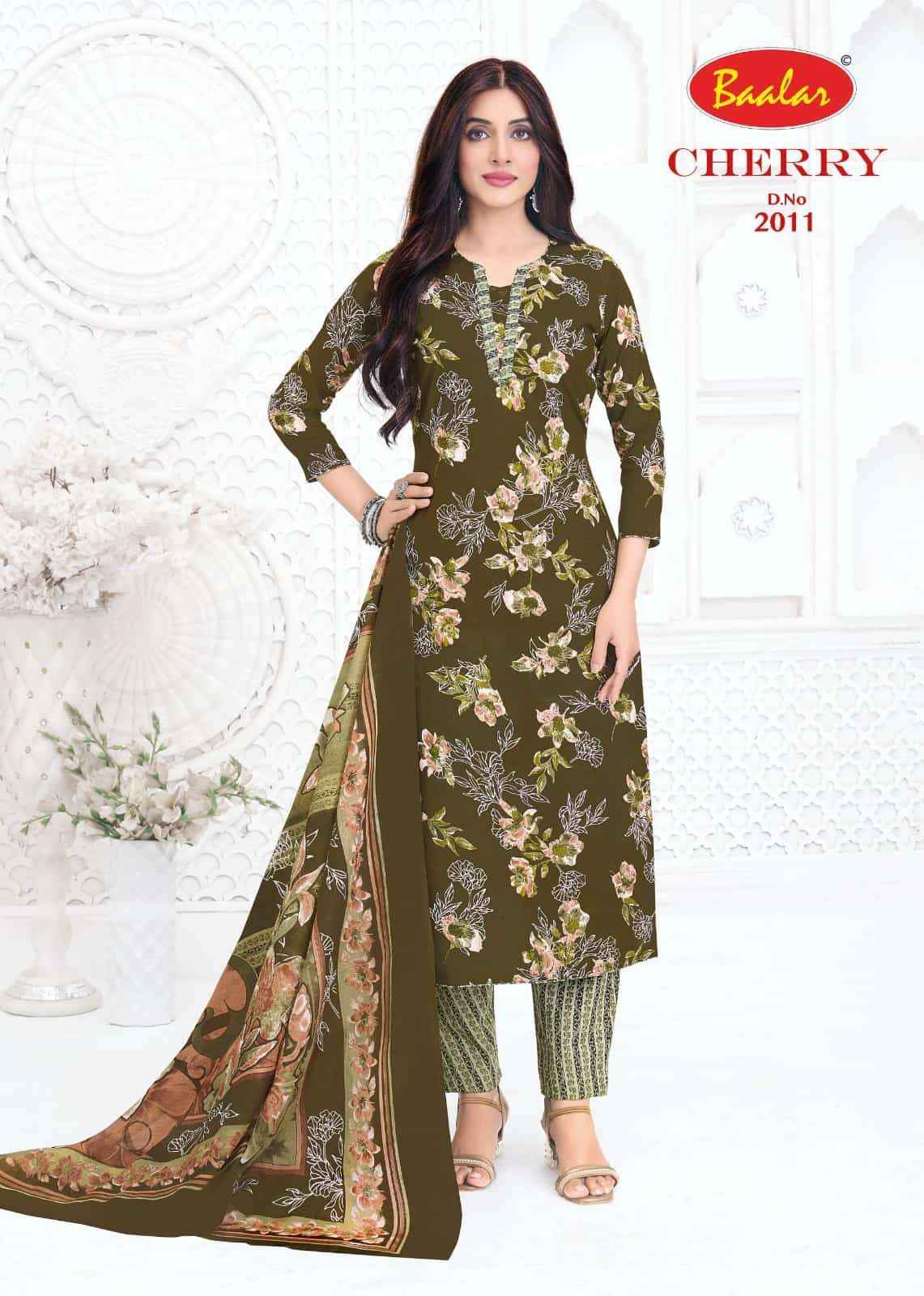 Baalar Cherry Vol-2 Lawn Cotton Dress Material (12 pcs Catalogue)