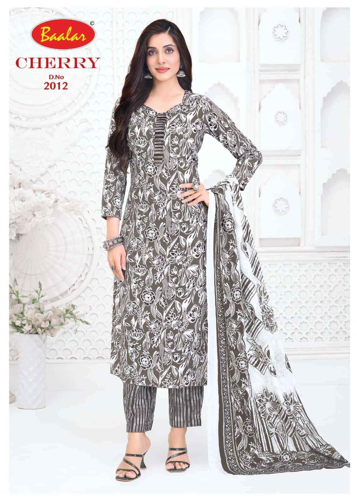 Baalar Cherry Vol-2 Lawn Cotton Dress Material (12 pcs Catalogue)