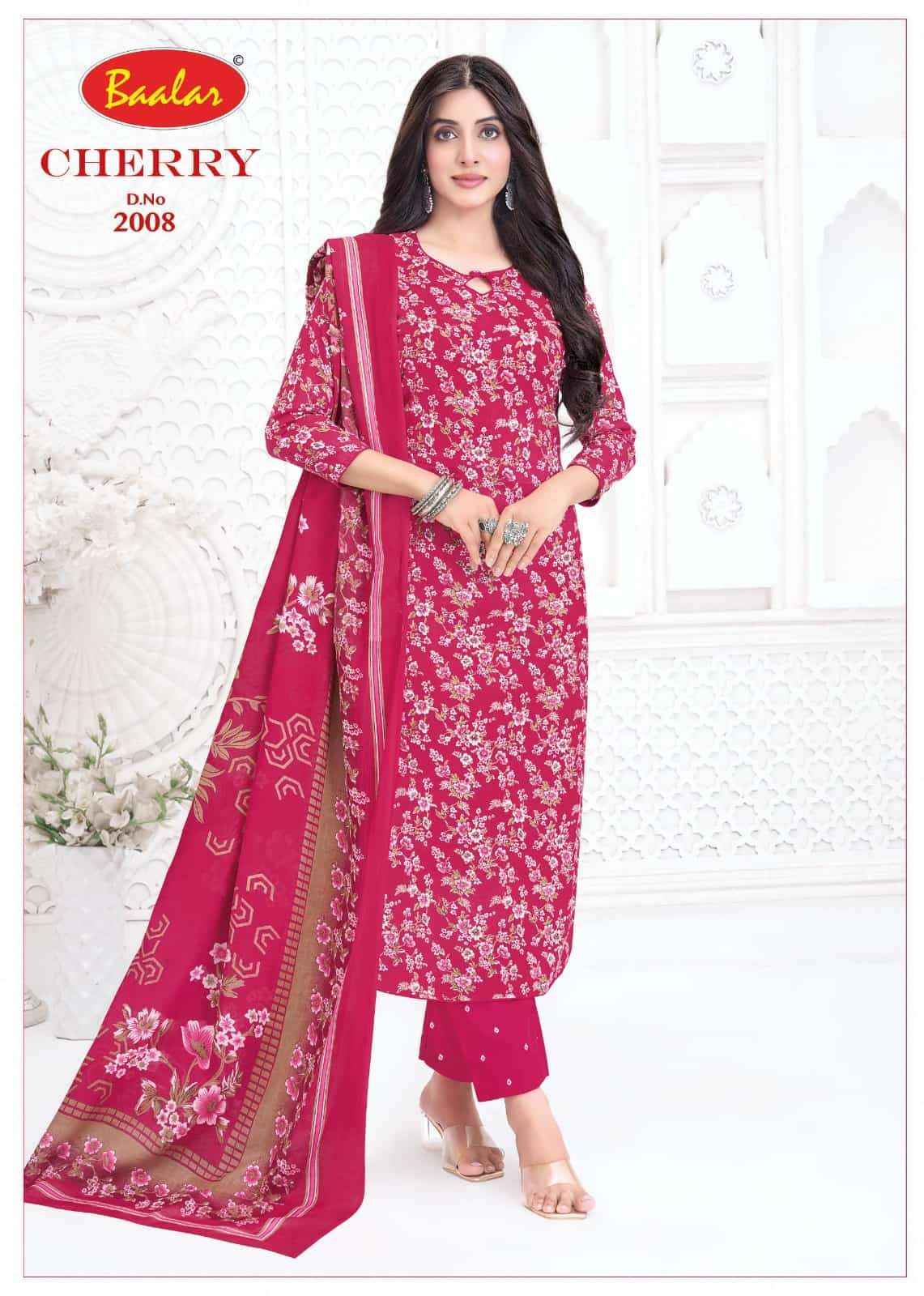 Baalar Cherry Vol-2 Lawn Cotton Dress Material (12 pcs Catalogue)