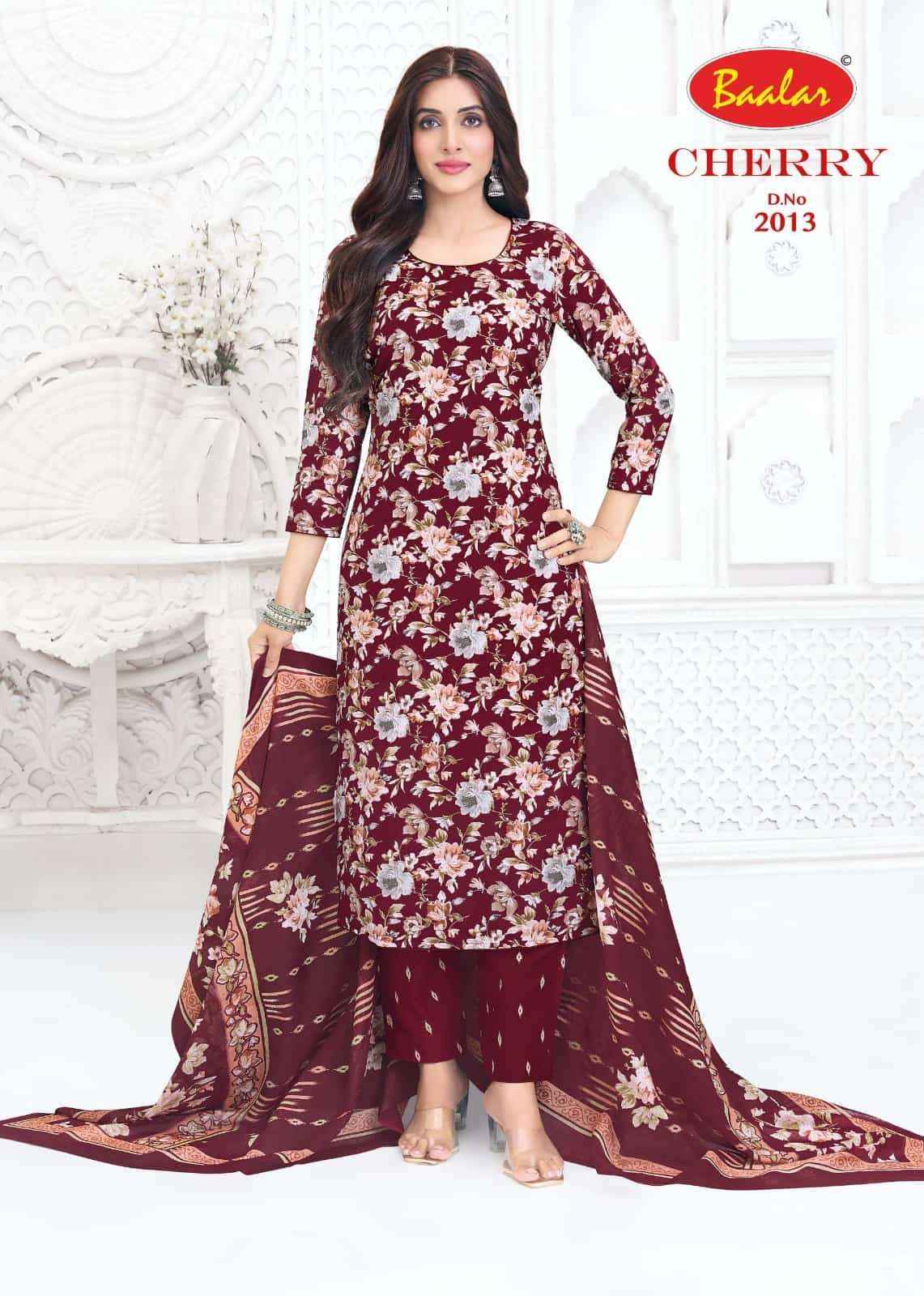 Baalar Cherry Vol-2 Lawn Cotton Dress Material (12 pcs Catalogue)