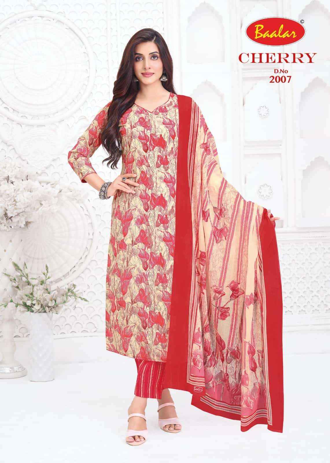 Baalar Cherry Vol-2 Lawn Cotton Dress Material (12 pcs Catalogue)