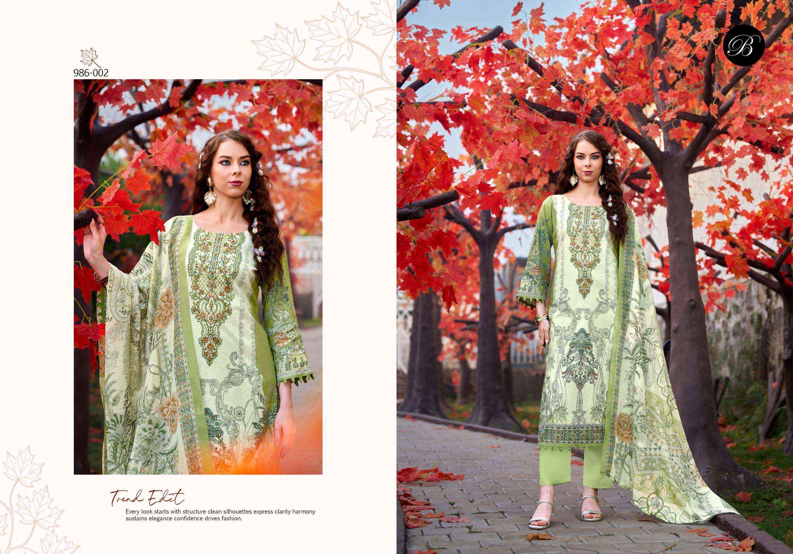 Belliza Naira Vol-146 Cotton Dress Material (8 pcs Cataloge)
