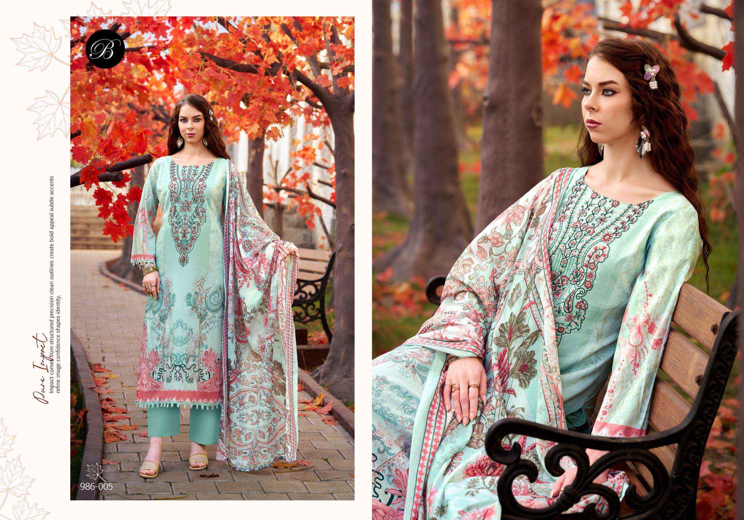 Belliza Naira Vol-146 Cotton Dress Material (8 pcs Cataloge)