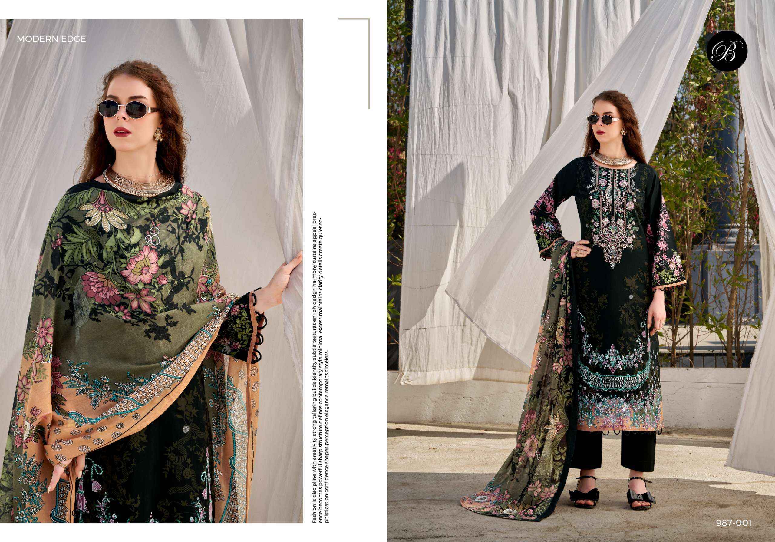 Belliza Naira Vol-147 Cotton Dress Material (8 pcs Cataloge)