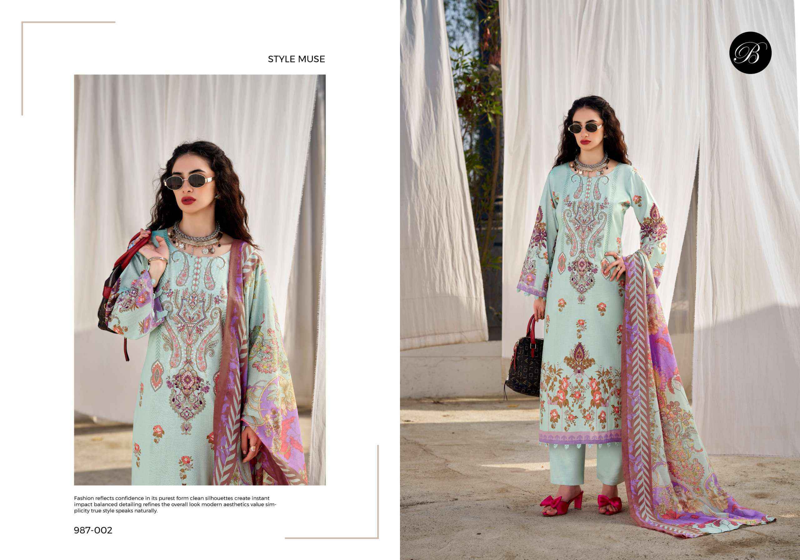 Belliza Naira Vol-147 Cotton Dress Material (8 pcs Cataloge)