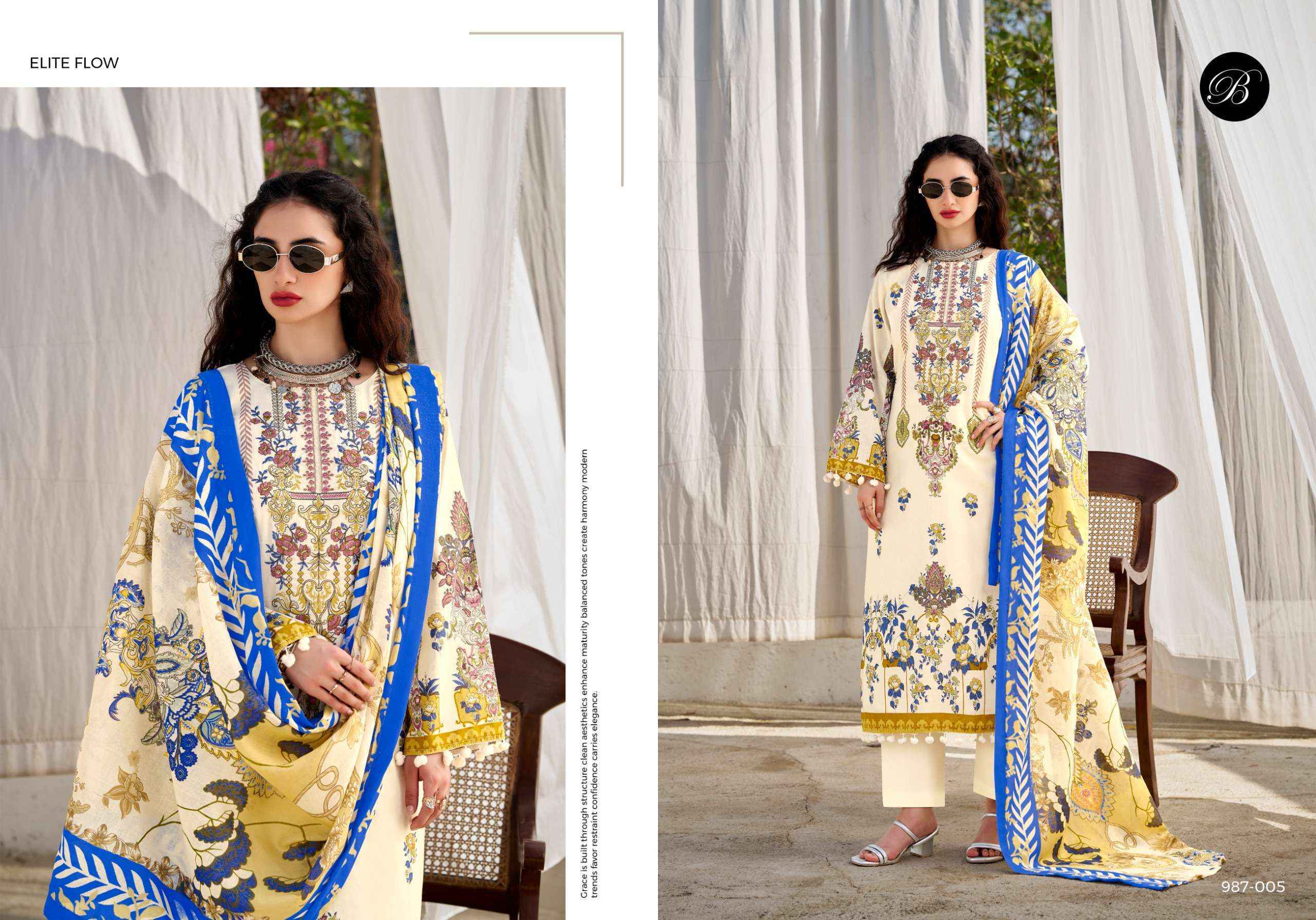 Belliza Naira Vol-147 Cotton Dress Material (8 pcs Cataloge)