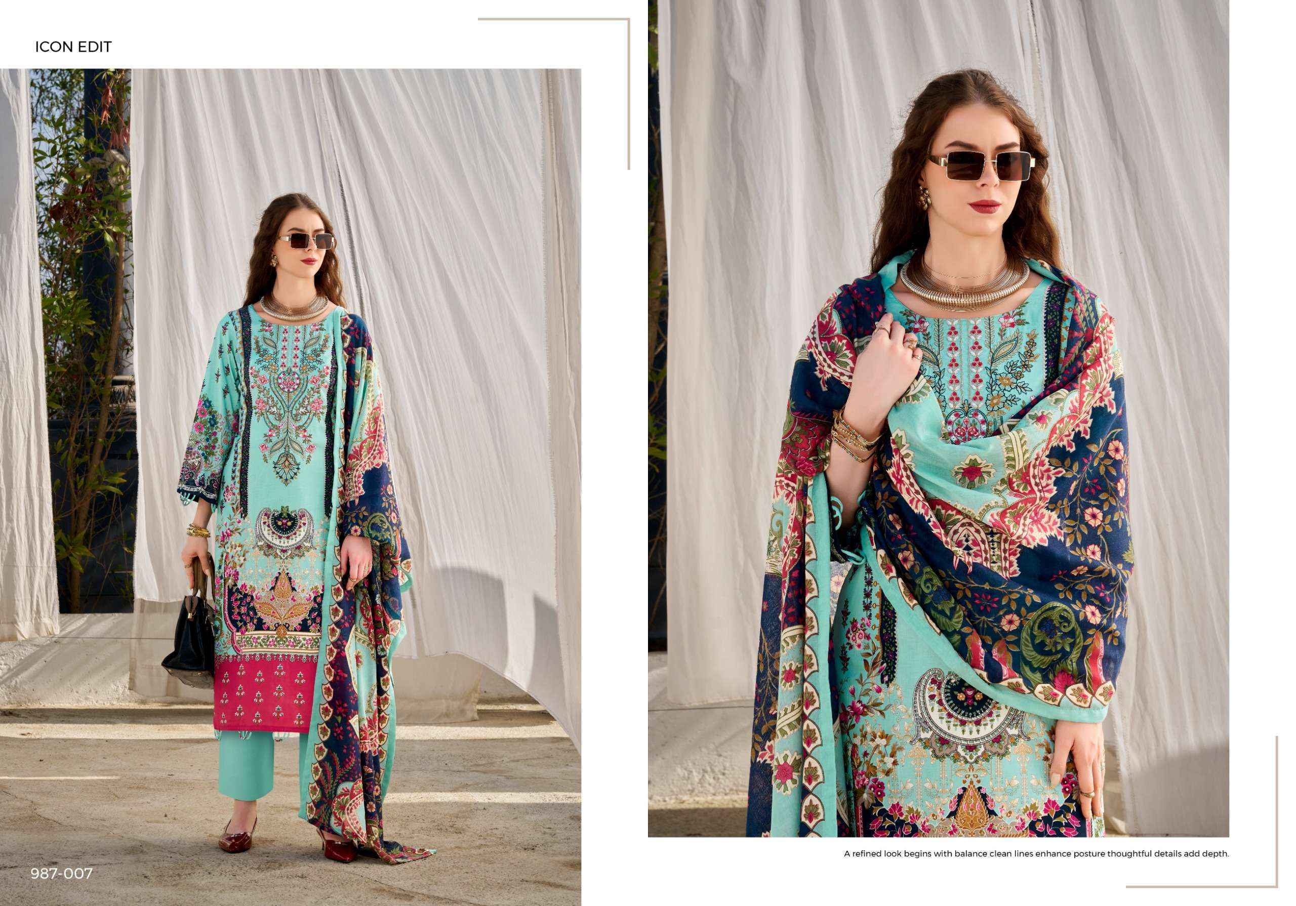 Belliza Naira Vol-147 Cotton Dress Material (8 pcs Cataloge)