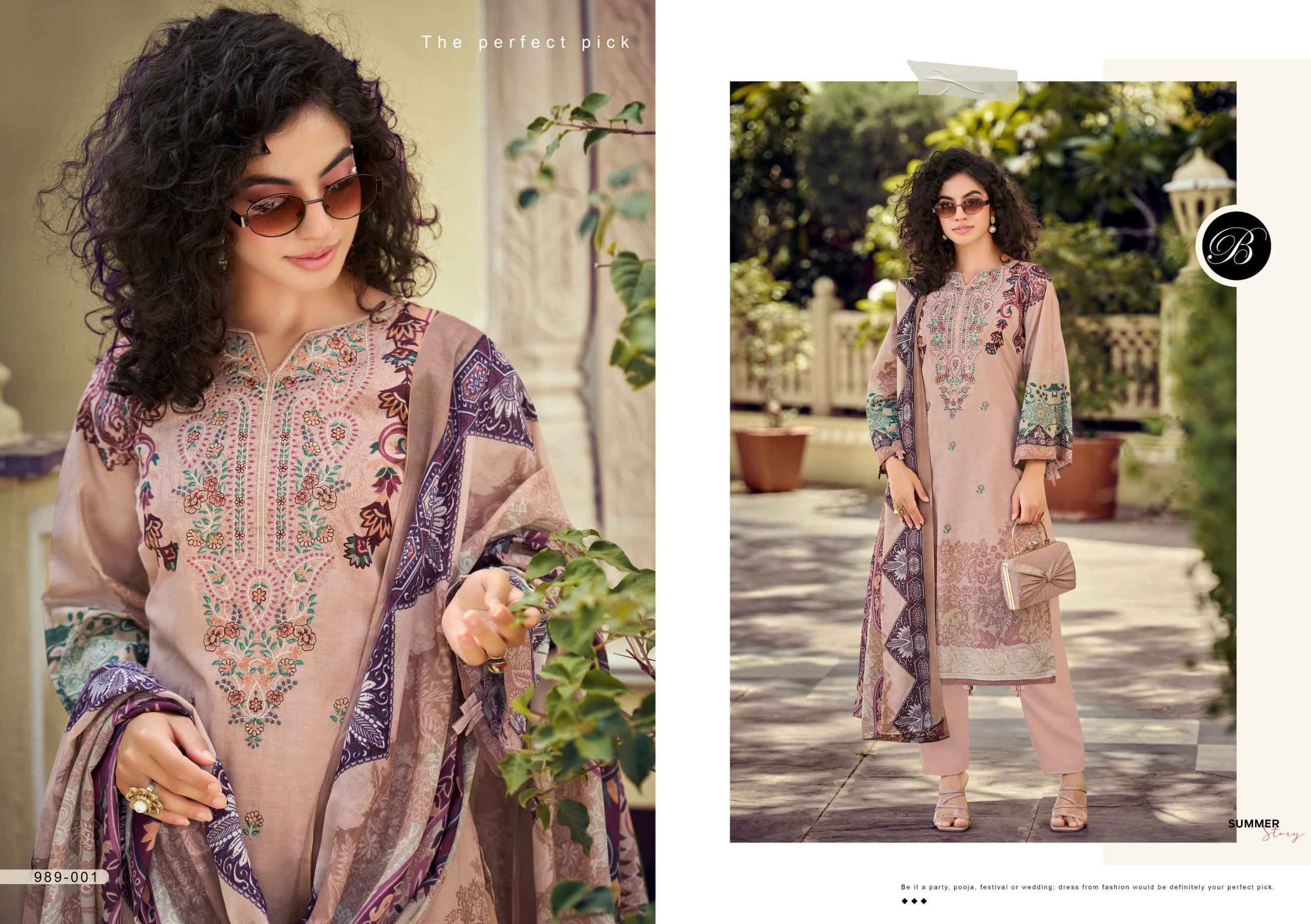Belliza Naira Vol-148 Cotton Dress Material (8 pcs Cataloge)