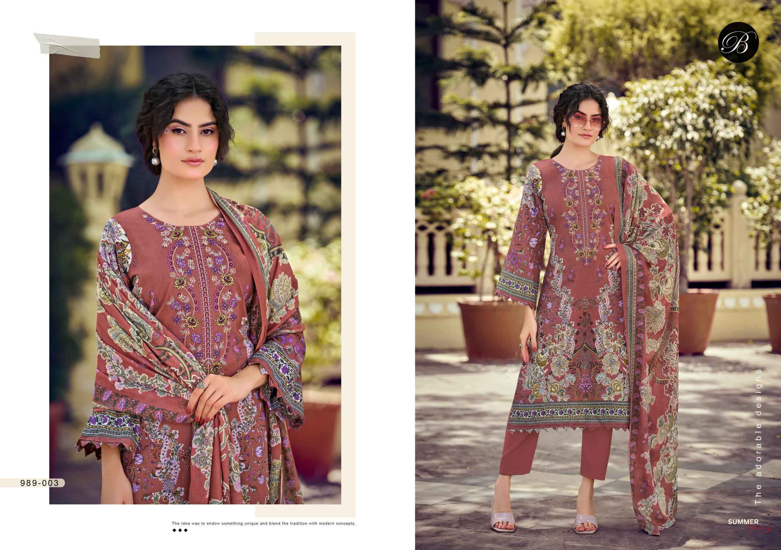 Belliza Naira Vol-148 Cotton Dress Material (8 pcs Cataloge)