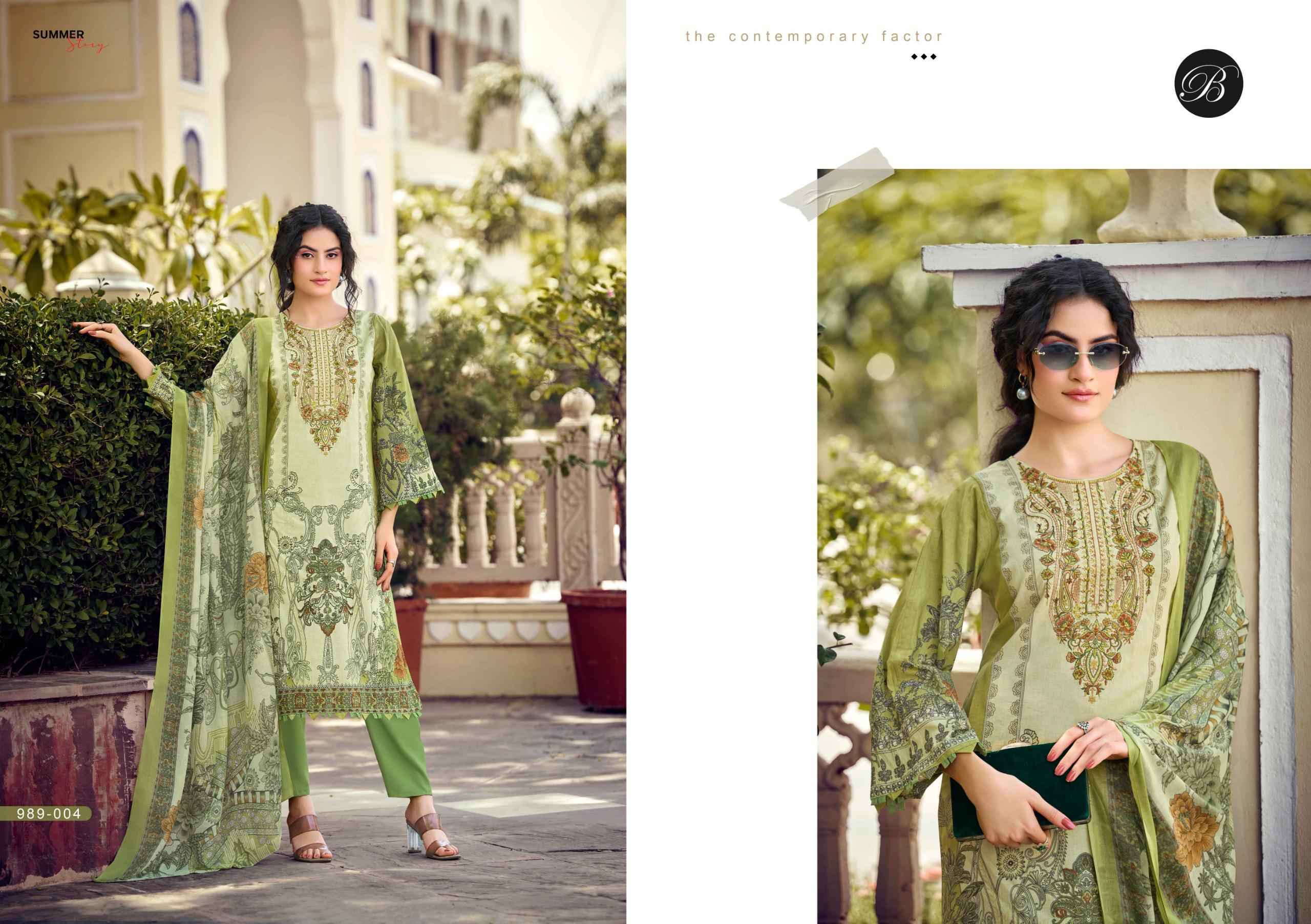 Belliza Naira Vol-148 Cotton Dress Material (8 pcs Cataloge)